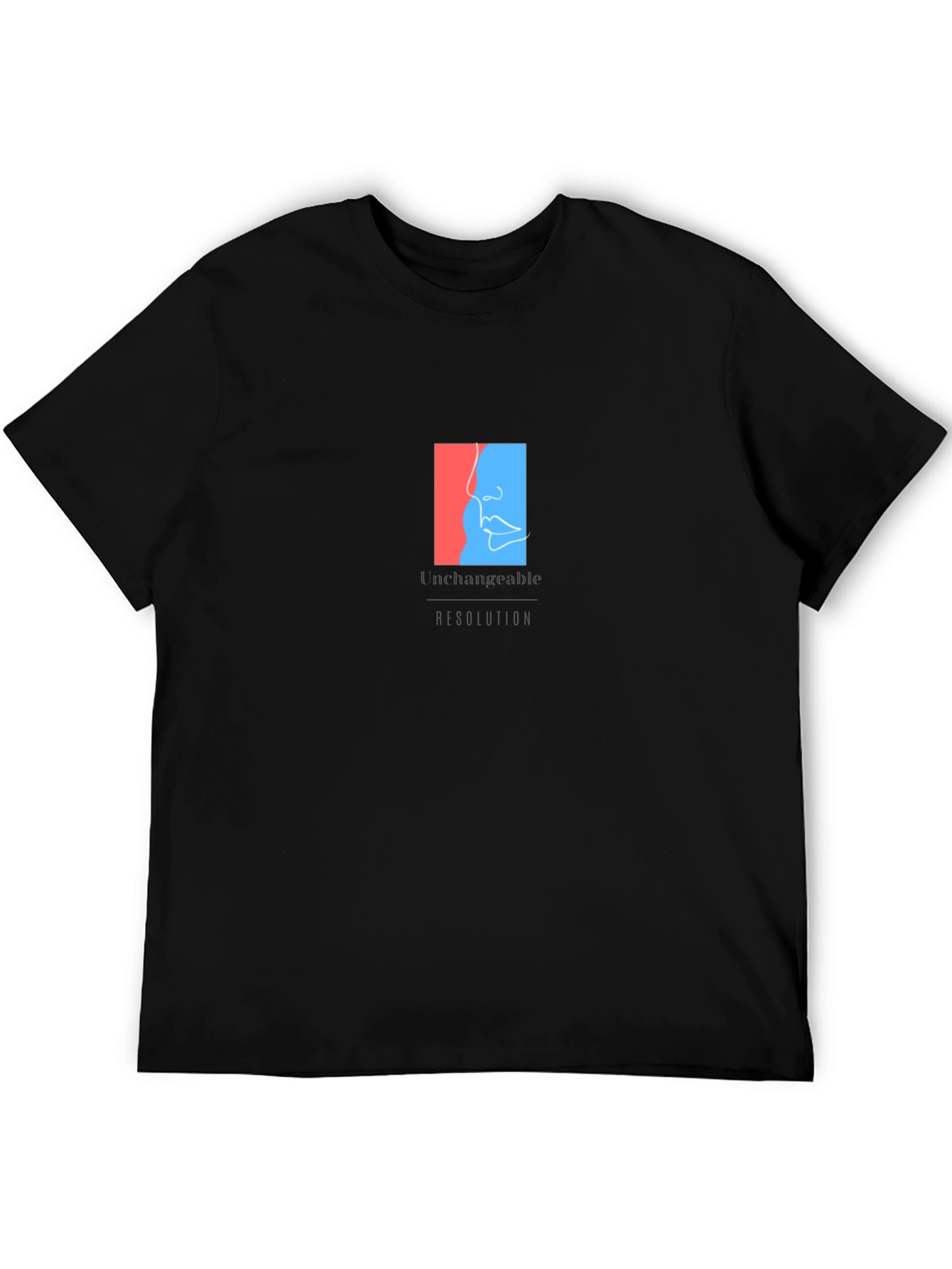 Unchangeable Graphic Tee - Premium Black Cotton