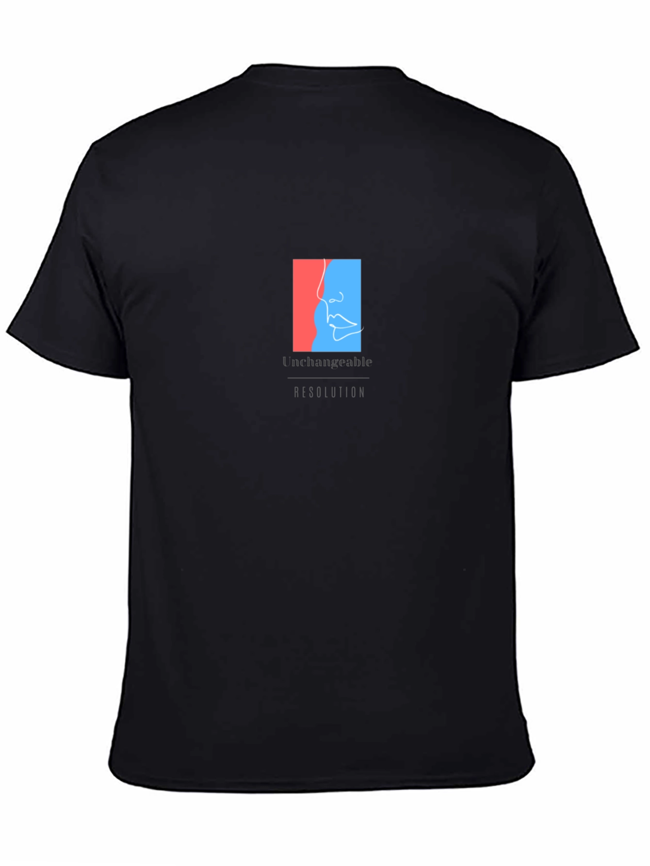 Unchangeable Graphic Tee - Premium Black Cotton