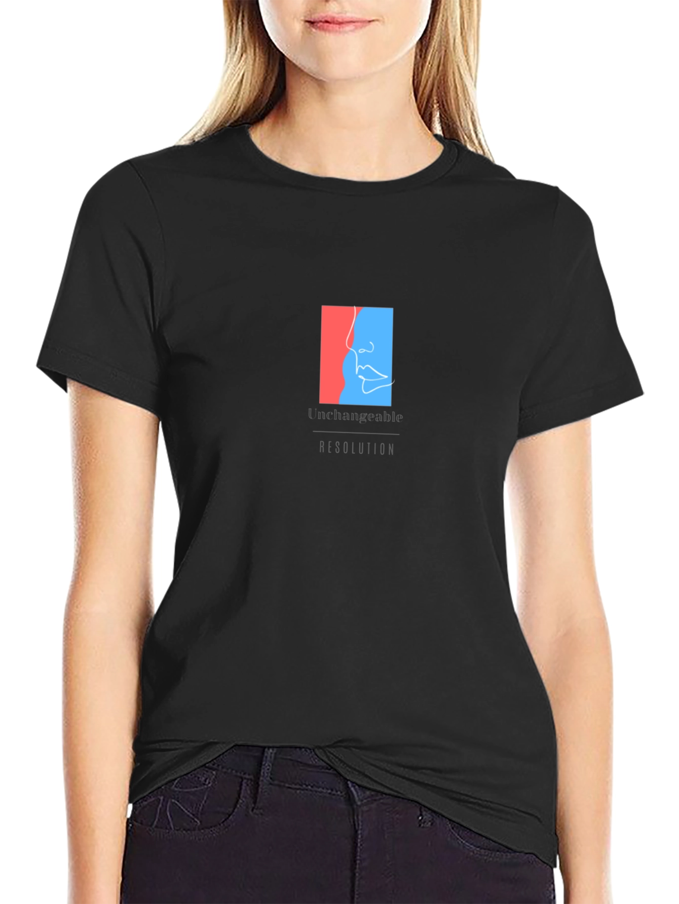 Unchangeable Graphic Tee - Premium Black Cotton