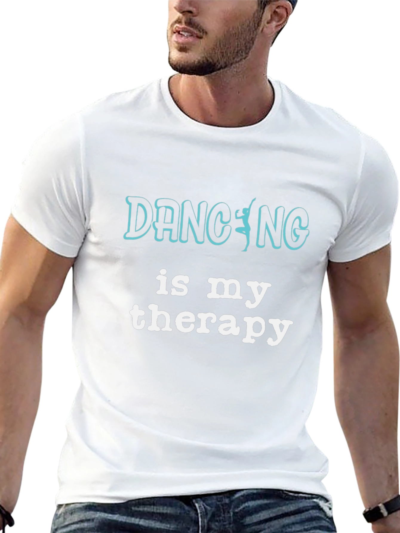 Dancing Is My Therapy Graphic T-Shirt