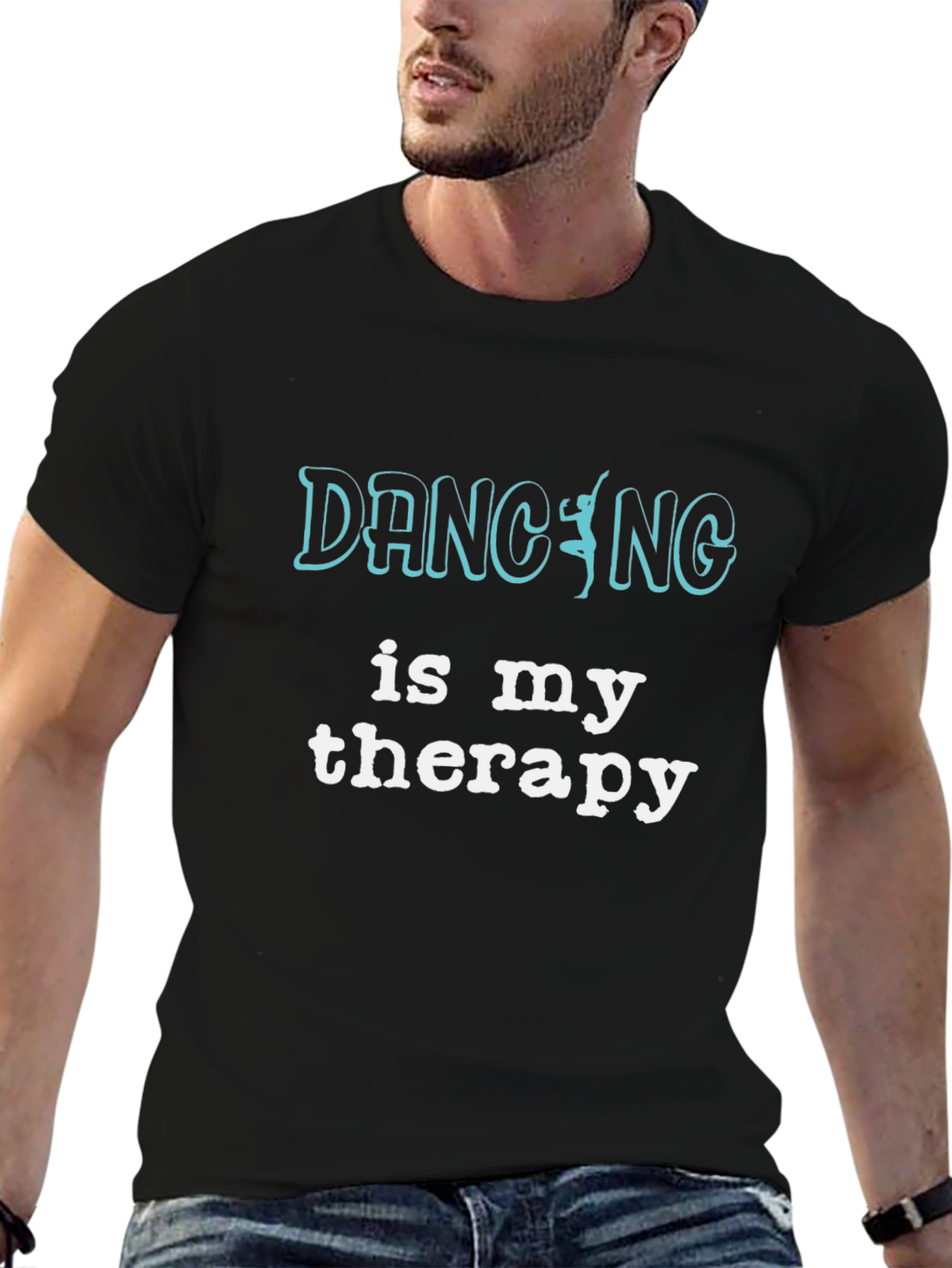 Dancing Is My Therapy Graphic T-Shirt