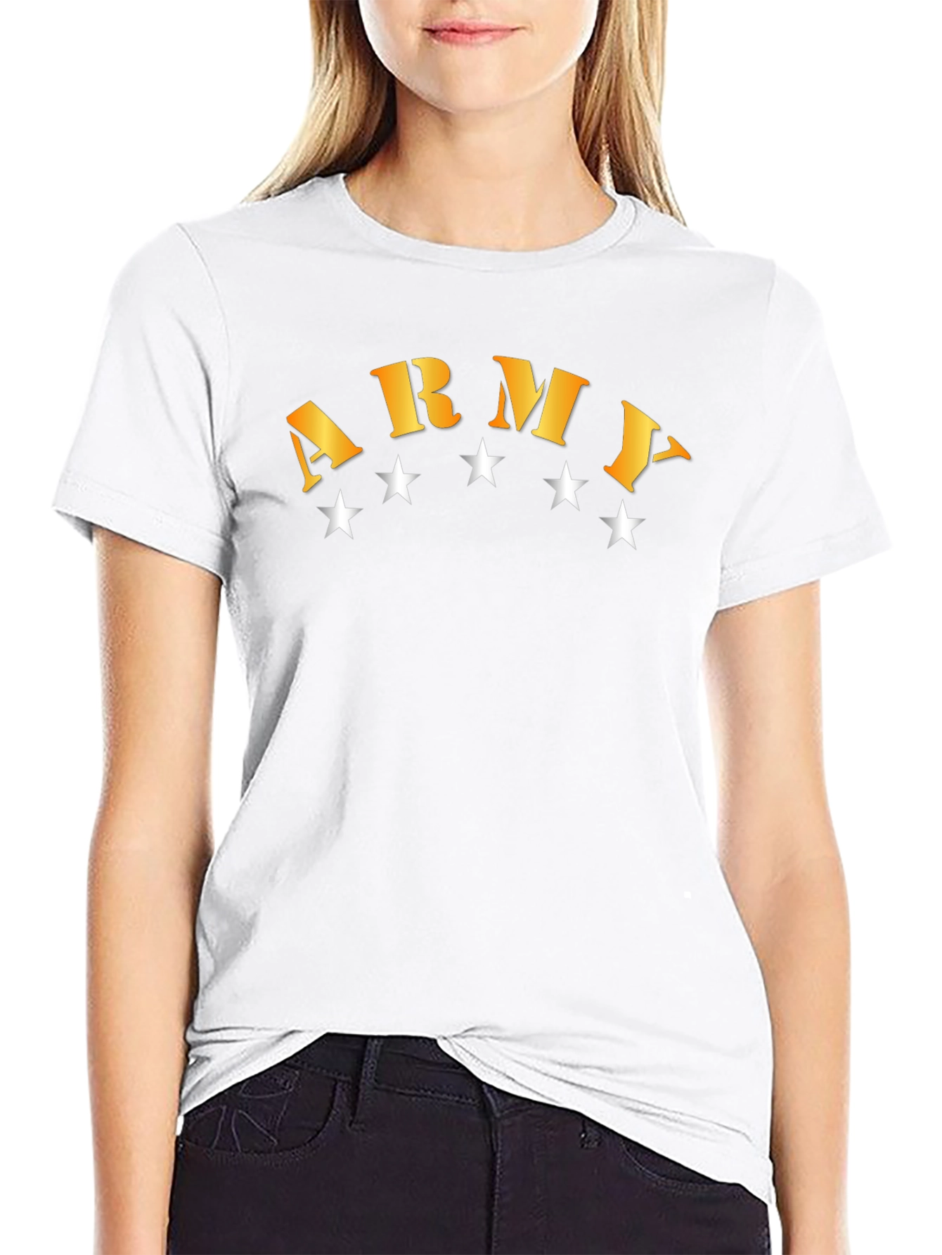 Army Graphic T-Shirt - Black