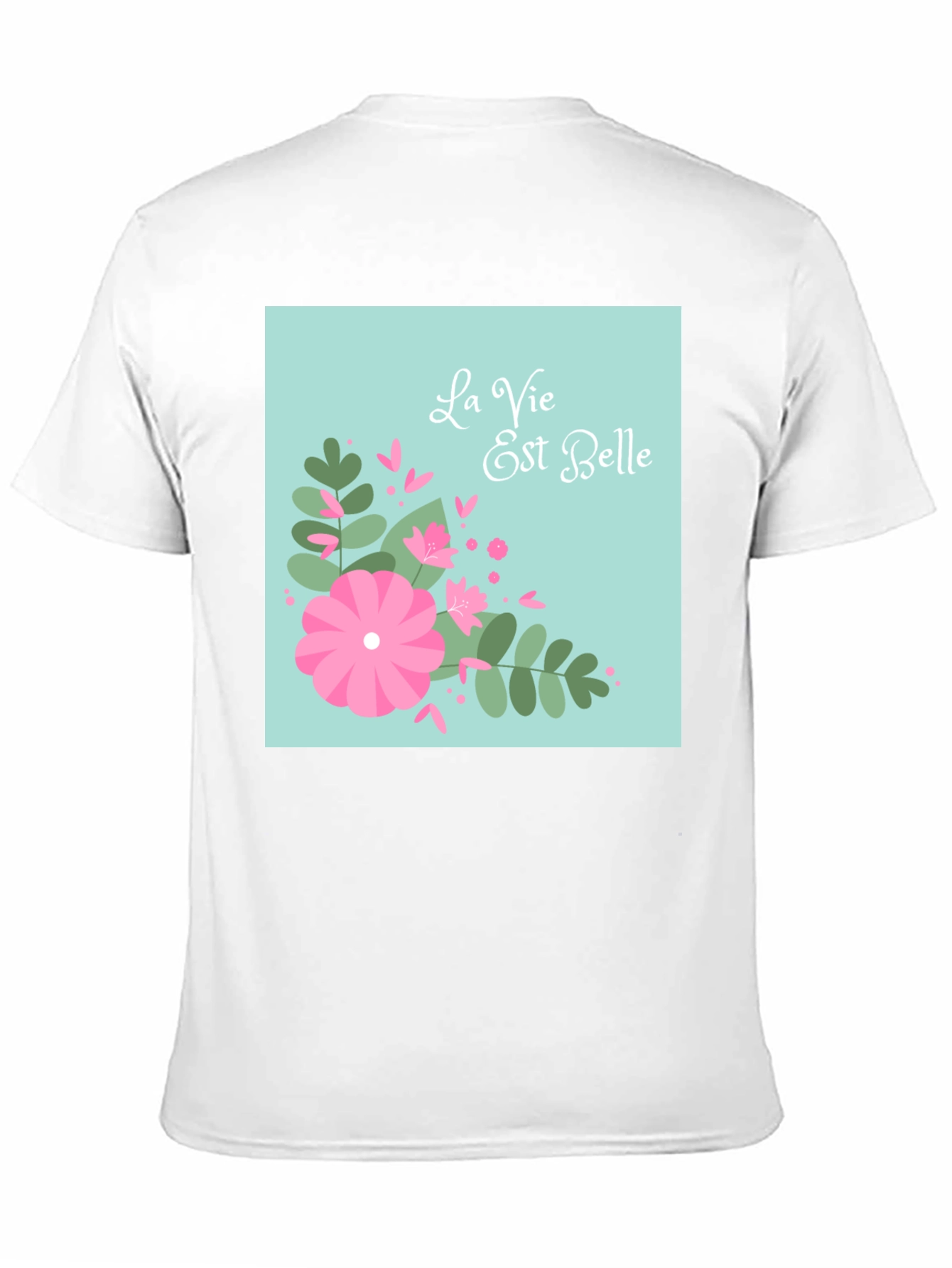 La Vie Est Belle Graphic Tee - Black