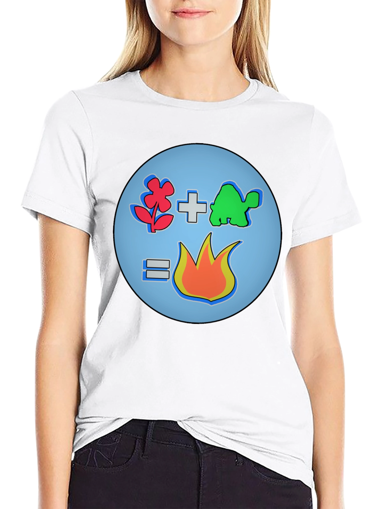 Flower Plus Turtle Equals Fire T-Shirt