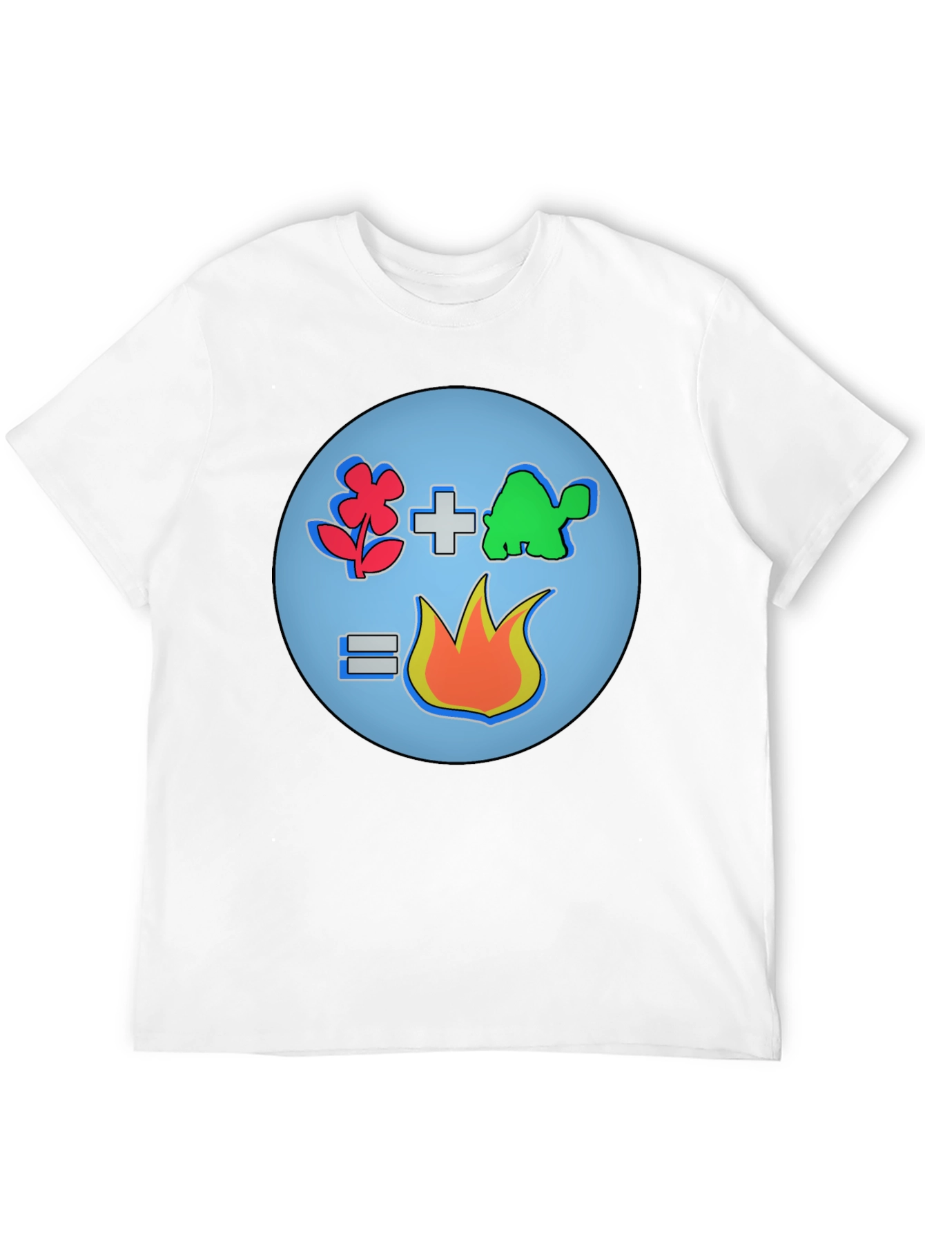 Flower Plus Turtle Equals Fire T-Shirt