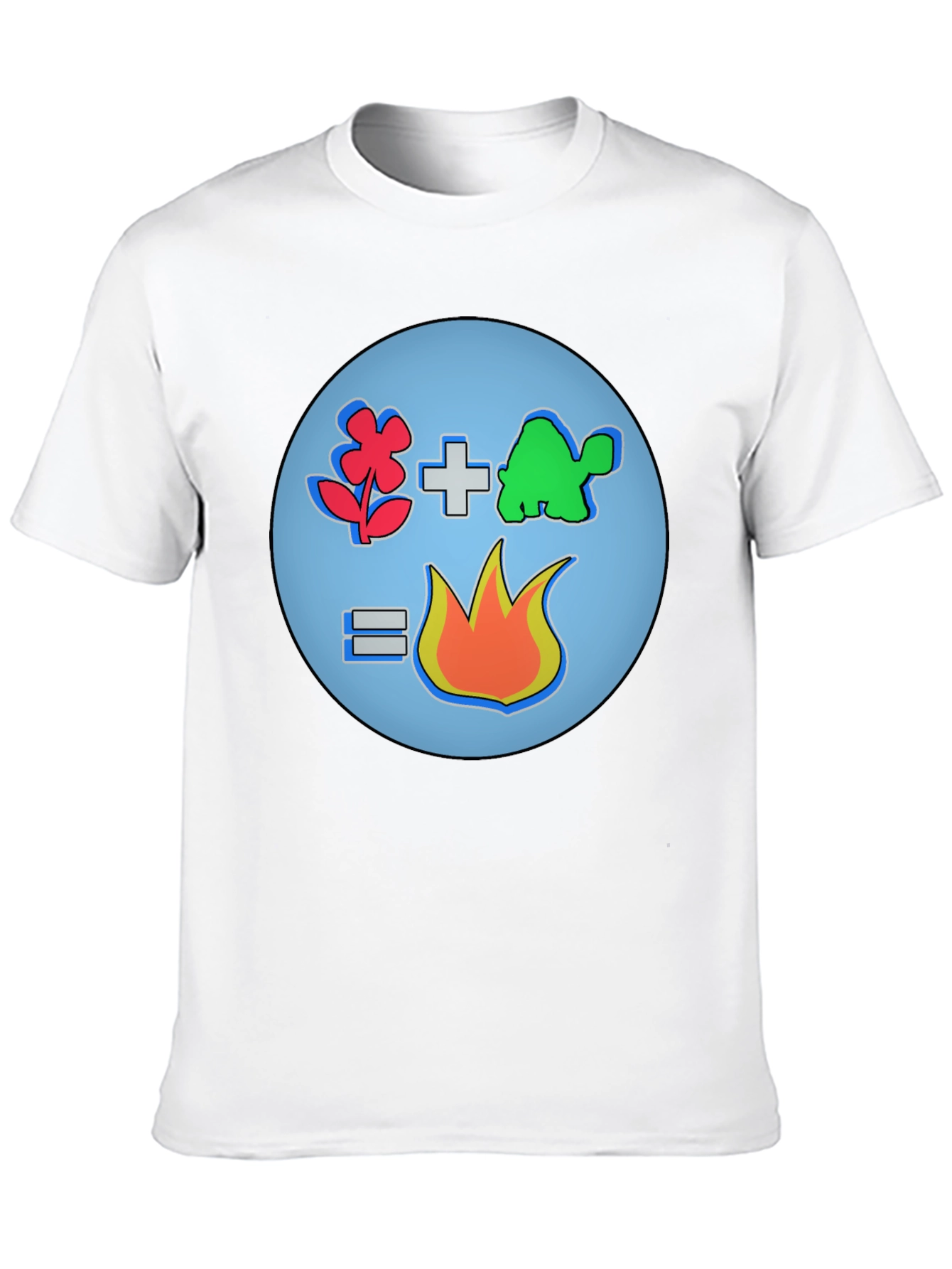 Flower Plus Turtle Equals Fire T-Shirt