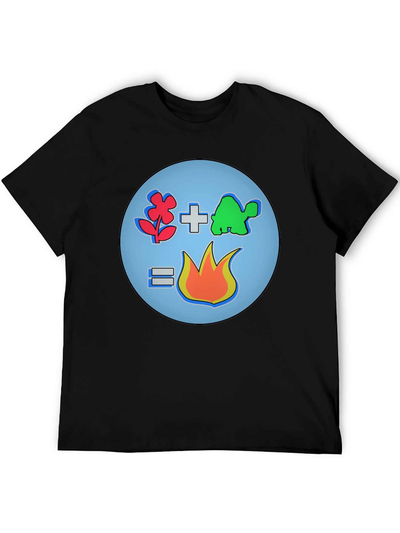Flower Plus Turtle Equals Fire T-Shirt