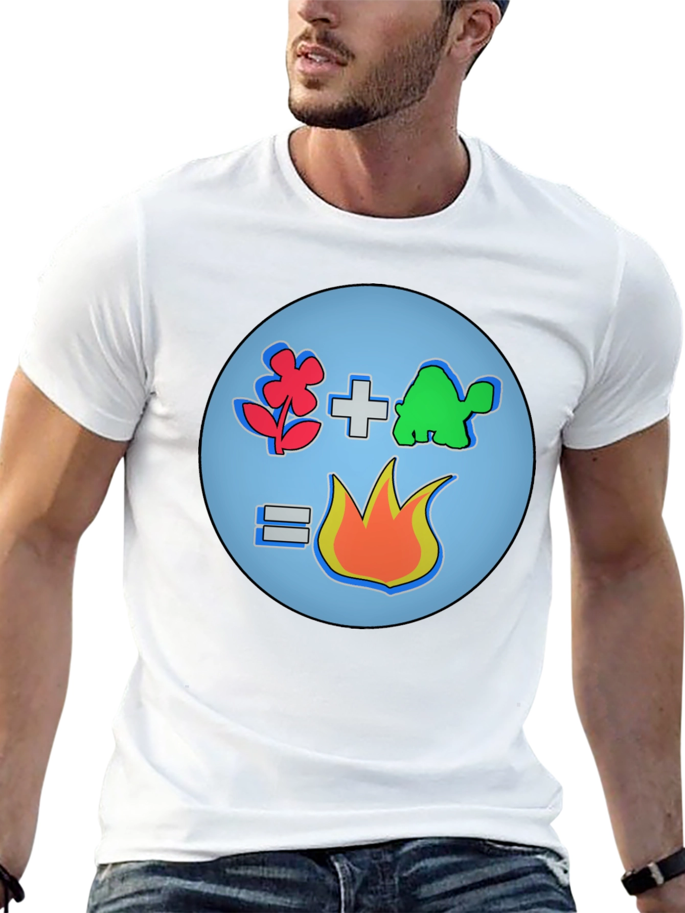 Flower Plus Turtle Equals Fire T-Shirt