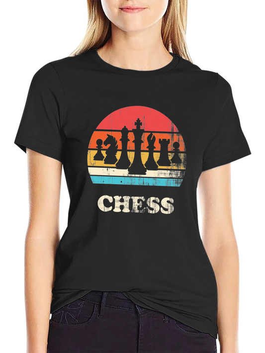 Retro Chess T-Shirt - Vintage Style Graphic Tee