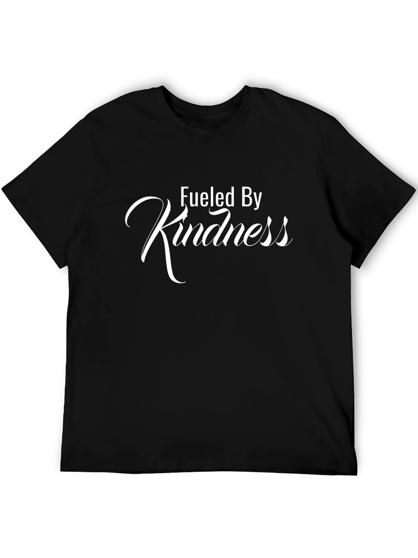 Fueled By Kindness Black Graphic Tee