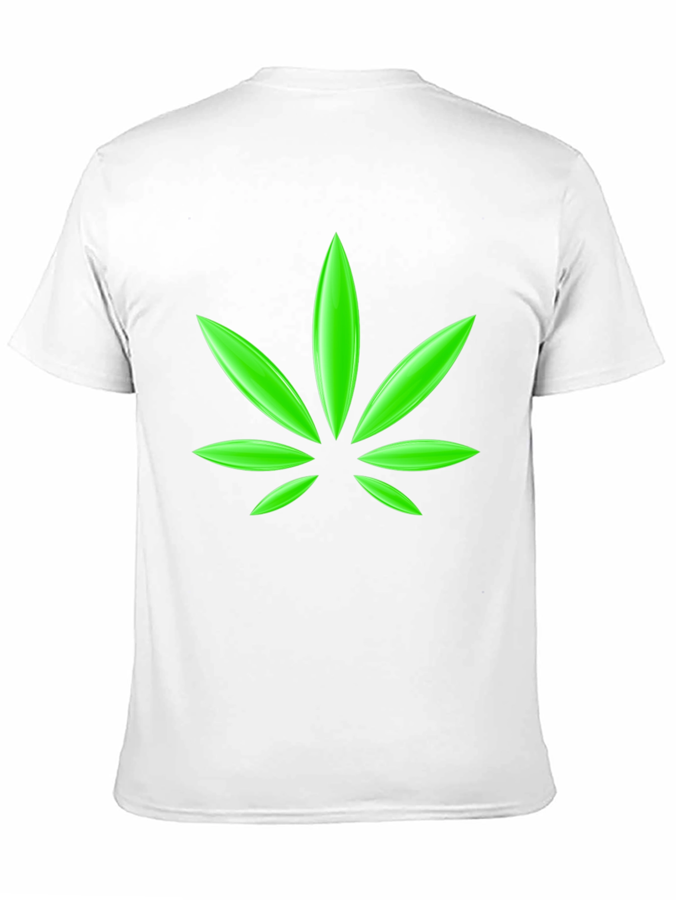 Cannabis Leaf Graphic T-Shirt - Casual Comfort