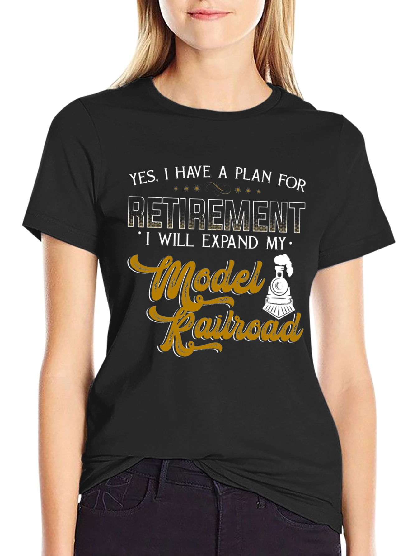 Model Railroad Retirement Plan Graphic Tee