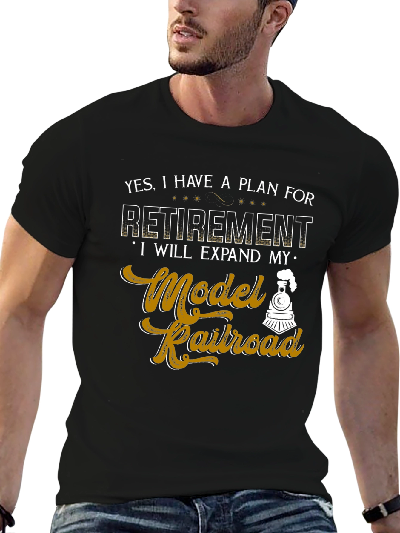 Model Railroad Retirement Plan Graphic Tee