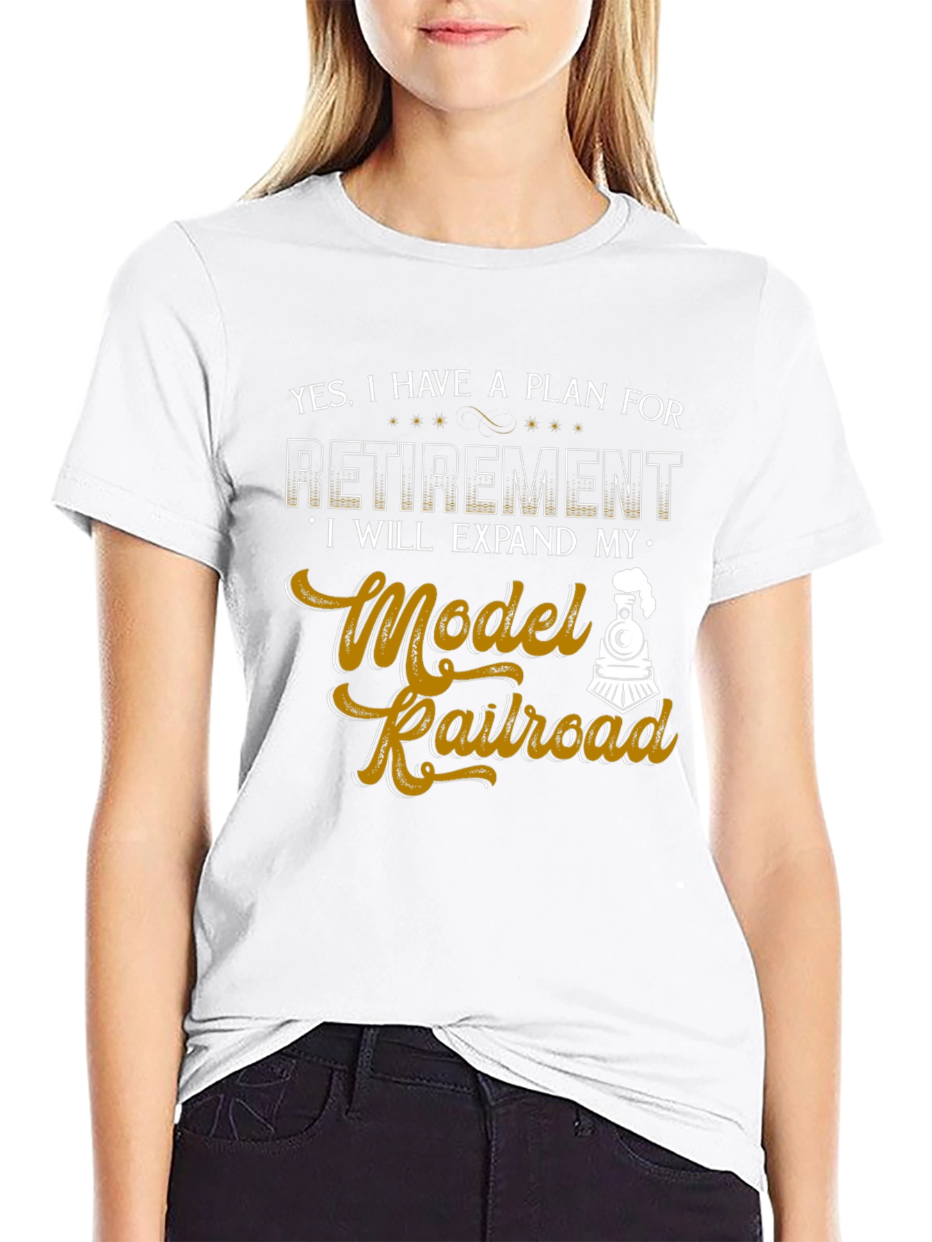 Model Railroad Retirement Plan Graphic Tee