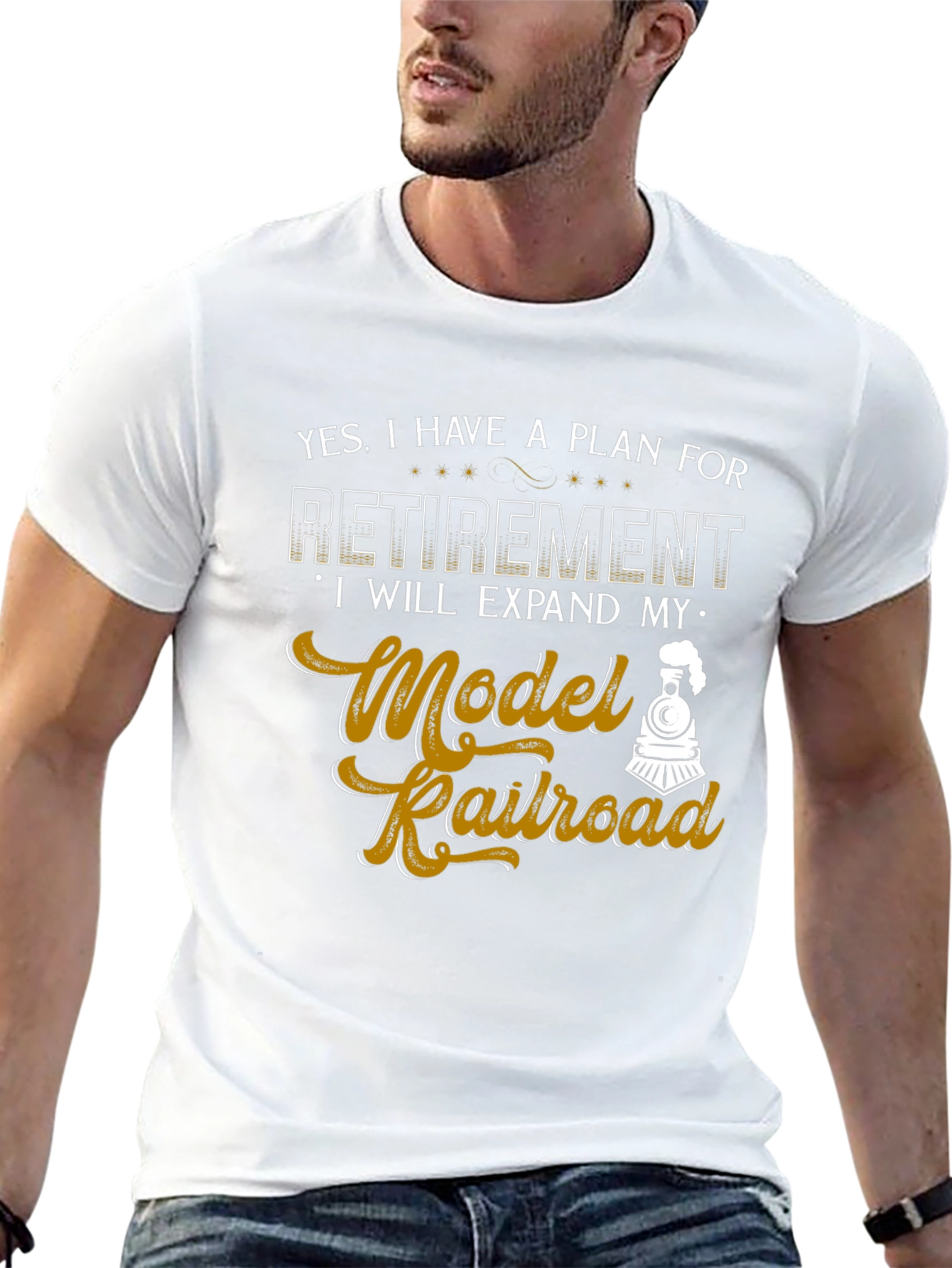 Model Railroad Retirement Plan Graphic Tee