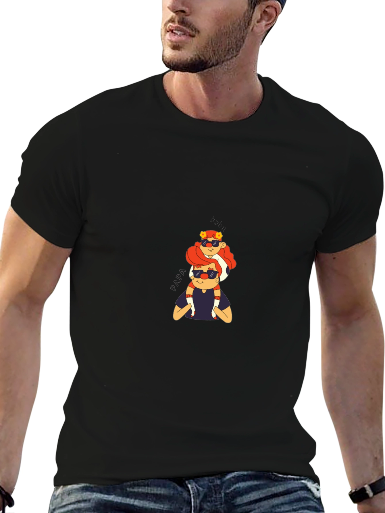 Cool Dad & Daughter Graphic Tee