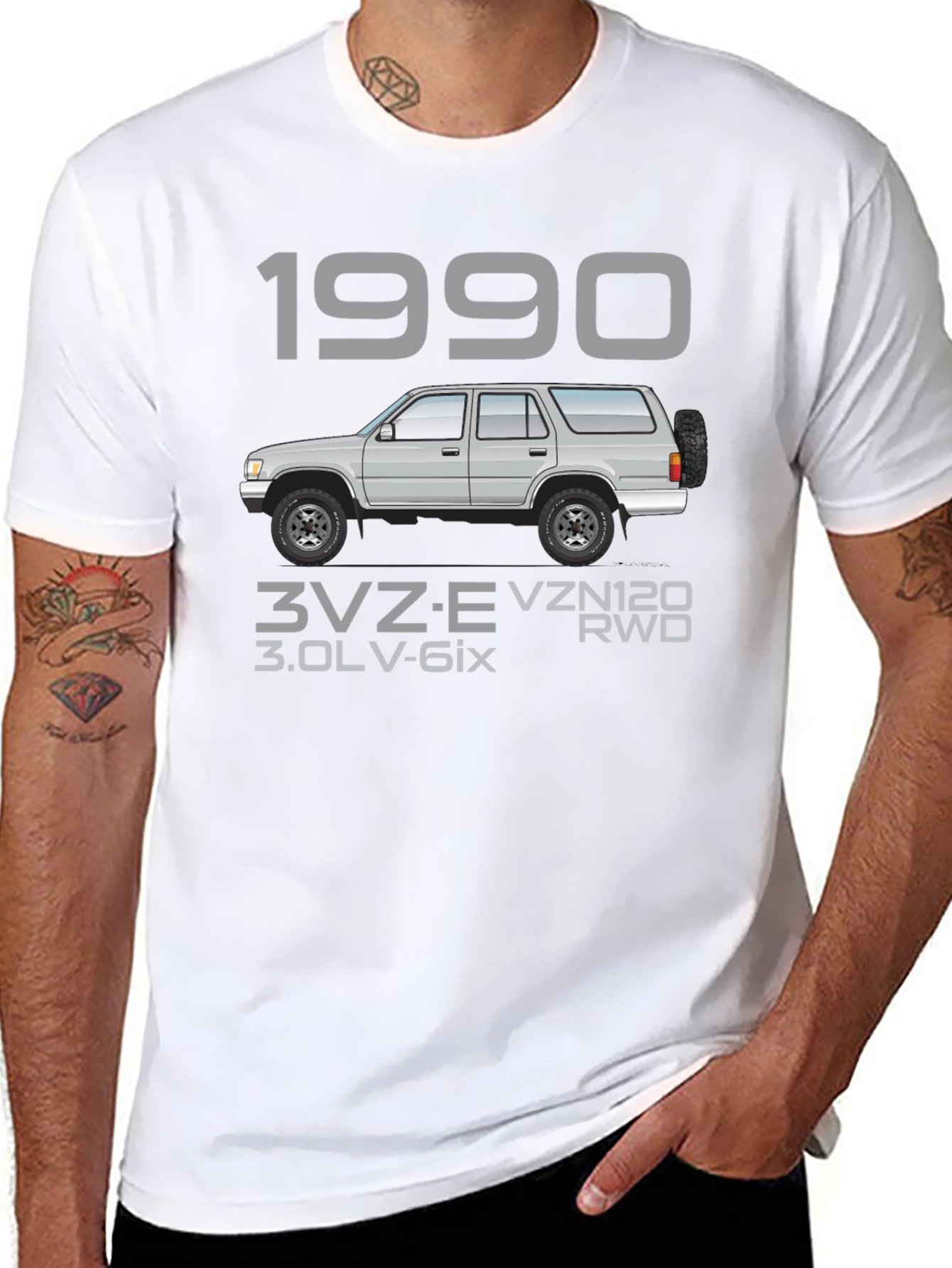 1990 4Runner Graphic Tee - Automotive Enthusiast Shirt