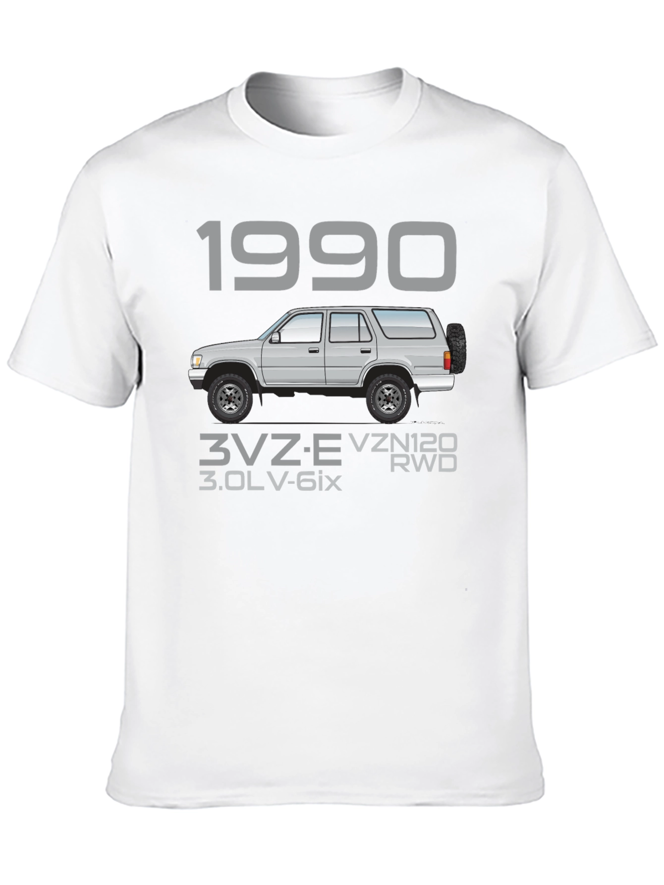 1990 4Runner Graphic Tee - Automotive Enthusiast Shirt