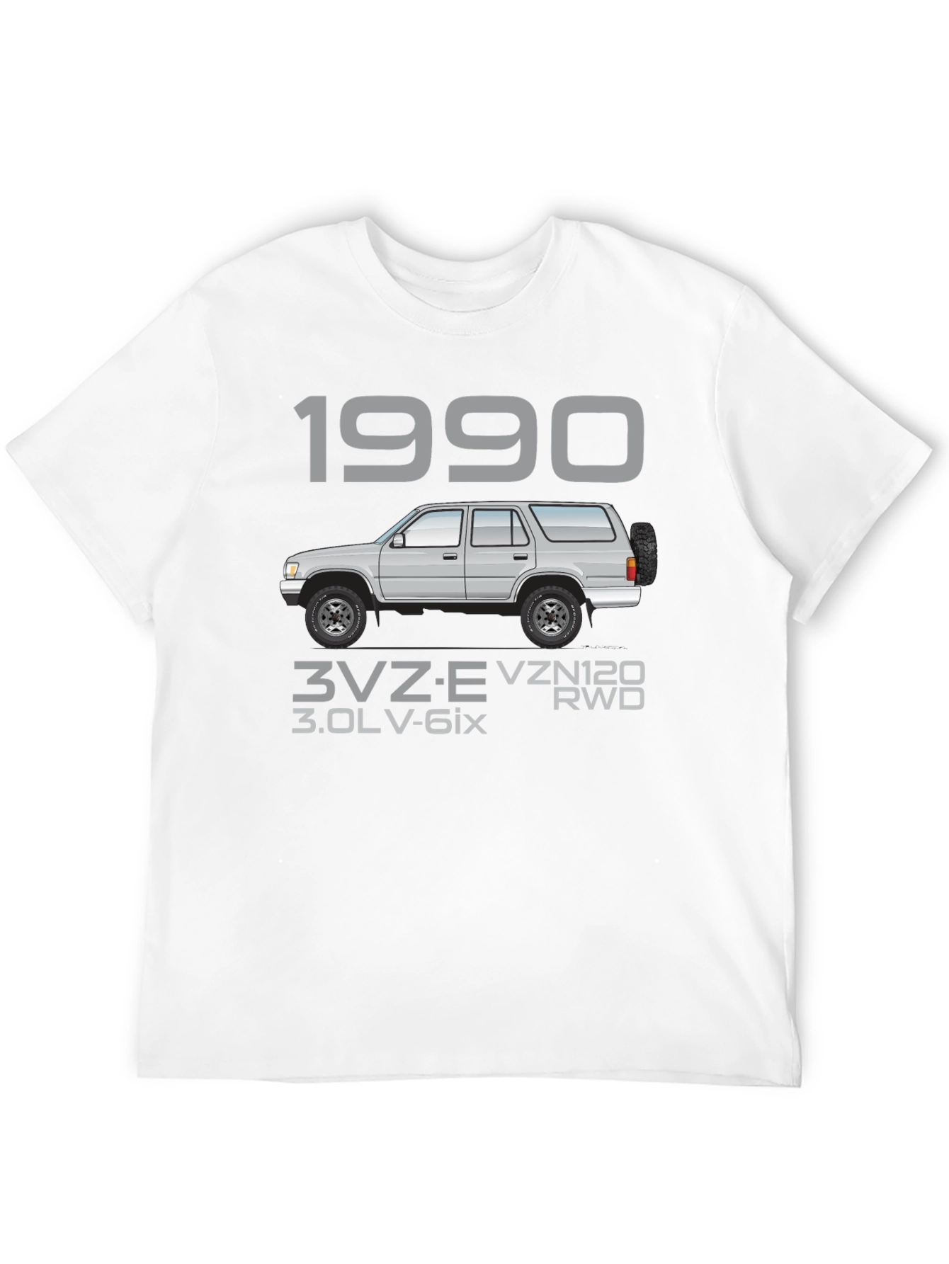1990 4Runner Graphic Tee - Automotive Enthusiast Shirt