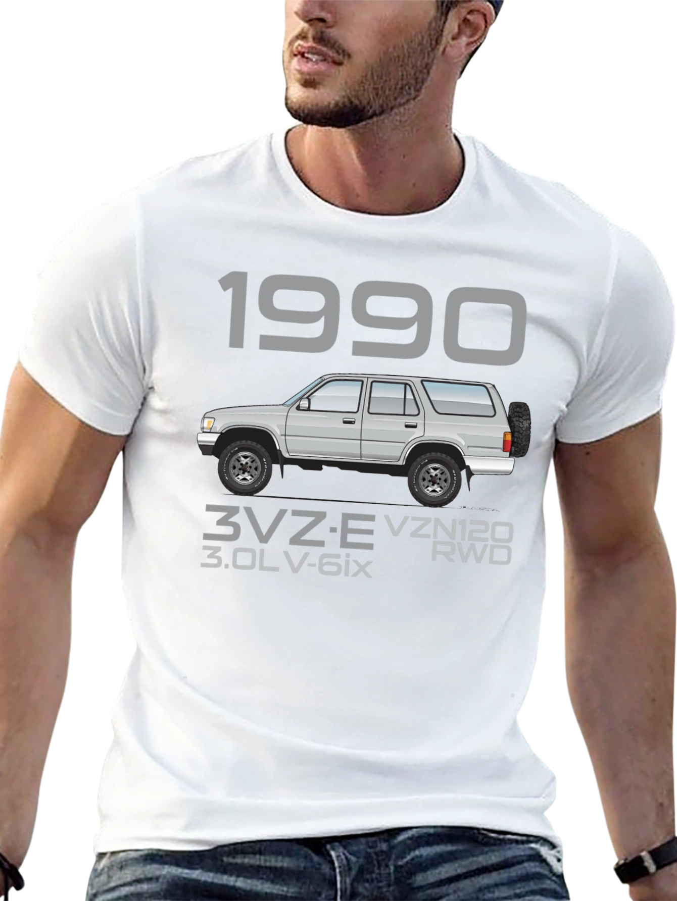 1990 4Runner Graphic Tee - Automotive Enthusiast Shirt