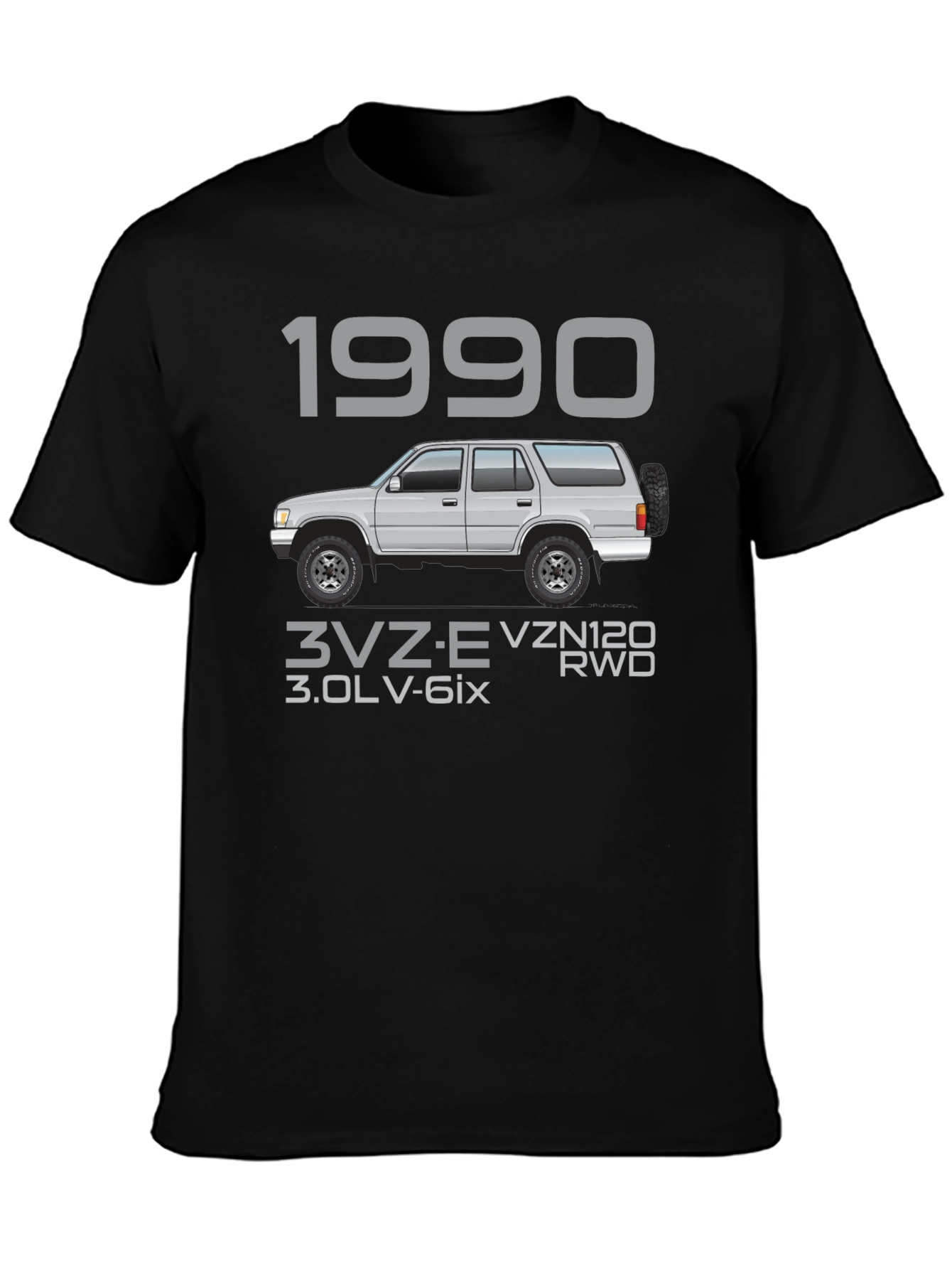 1990 4Runner Graphic Tee - Automotive Enthusiast Shirt