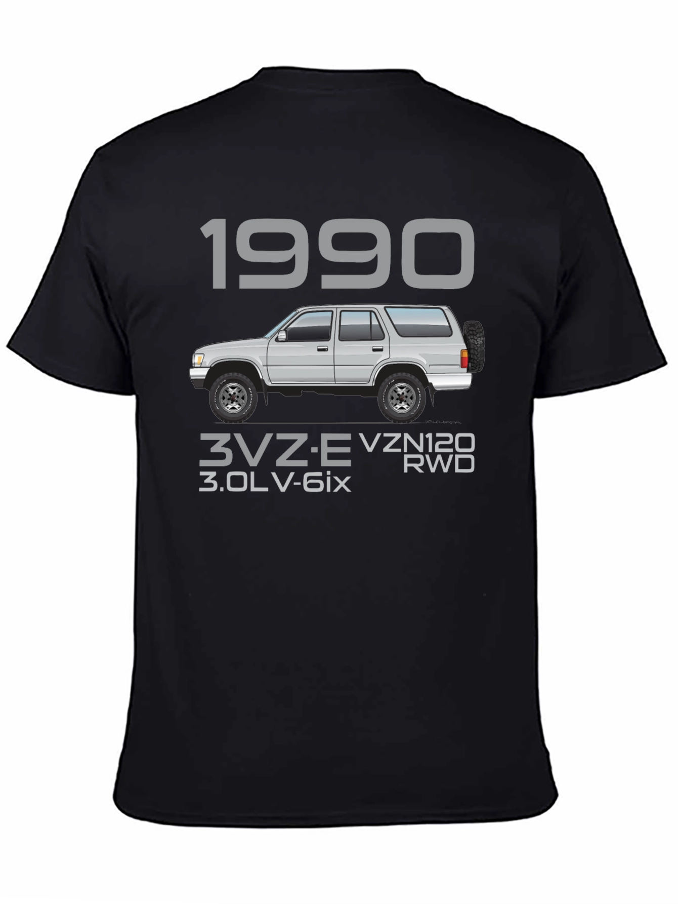 1990 4Runner Graphic Tee - Automotive Enthusiast Shirt