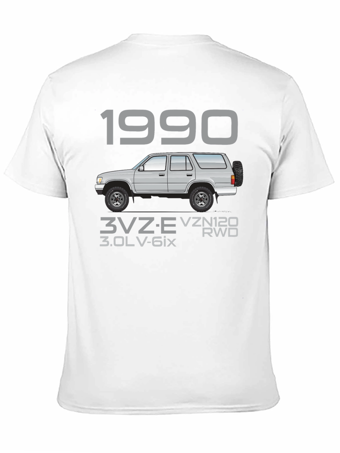1990 4Runner Graphic Tee - Automotive Enthusiast Shirt