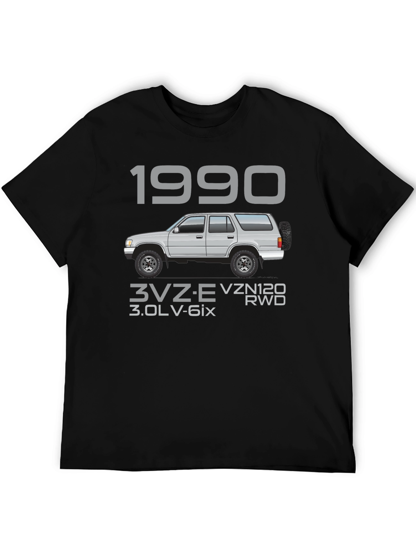 1990 4Runner Graphic Tee - Automotive Enthusiast Shirt