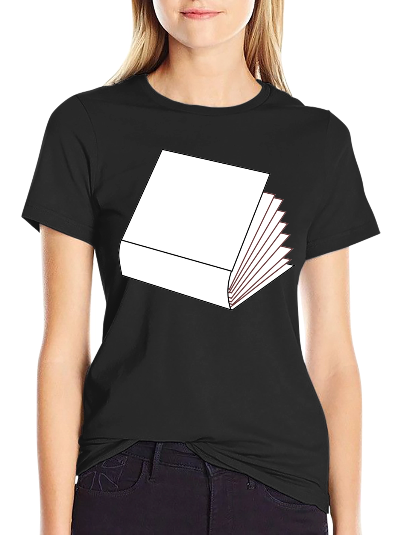 Bookworm Black T-Shirt