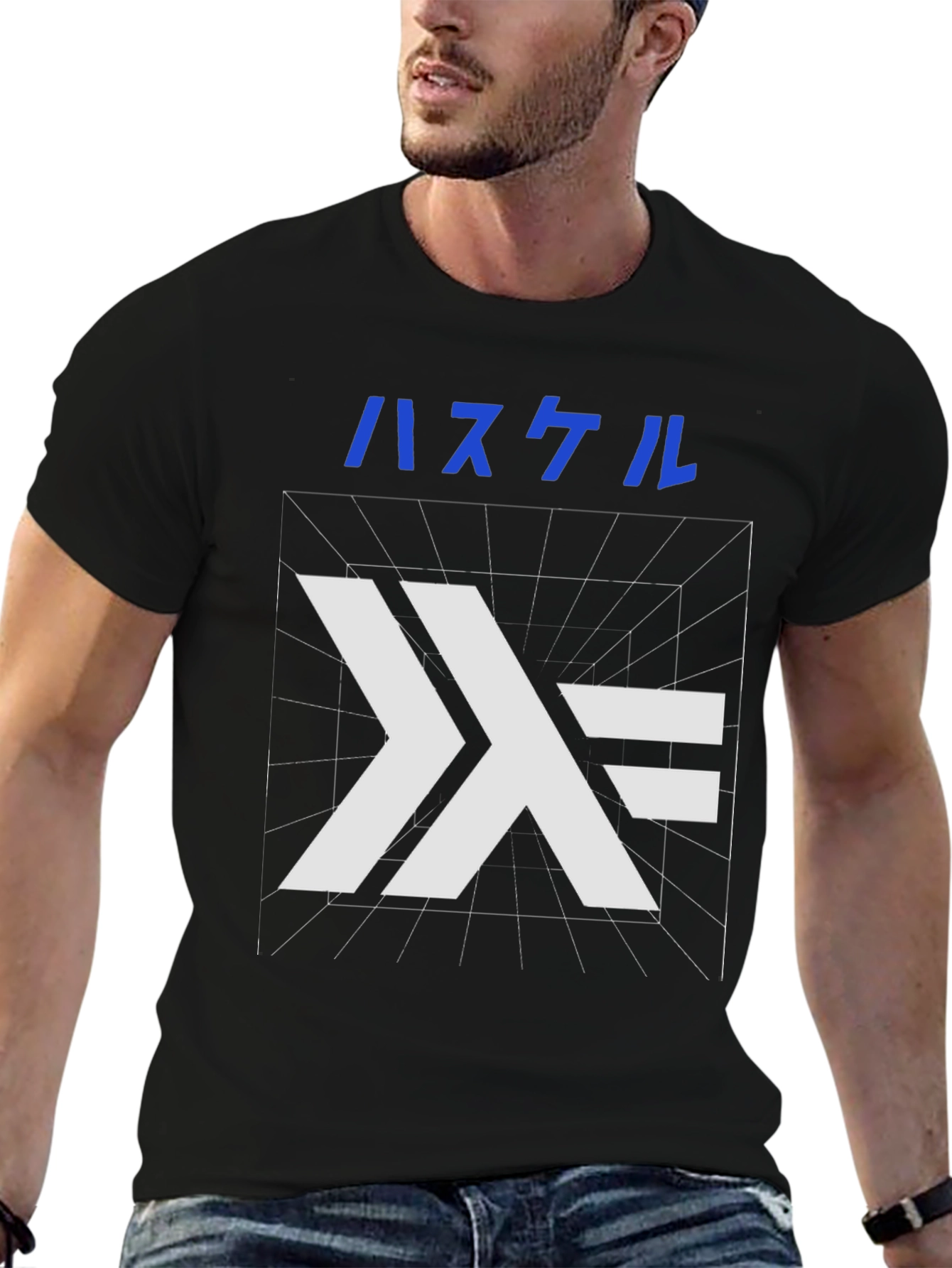 Haskell Lambda Symbol Graphic Tee - Black