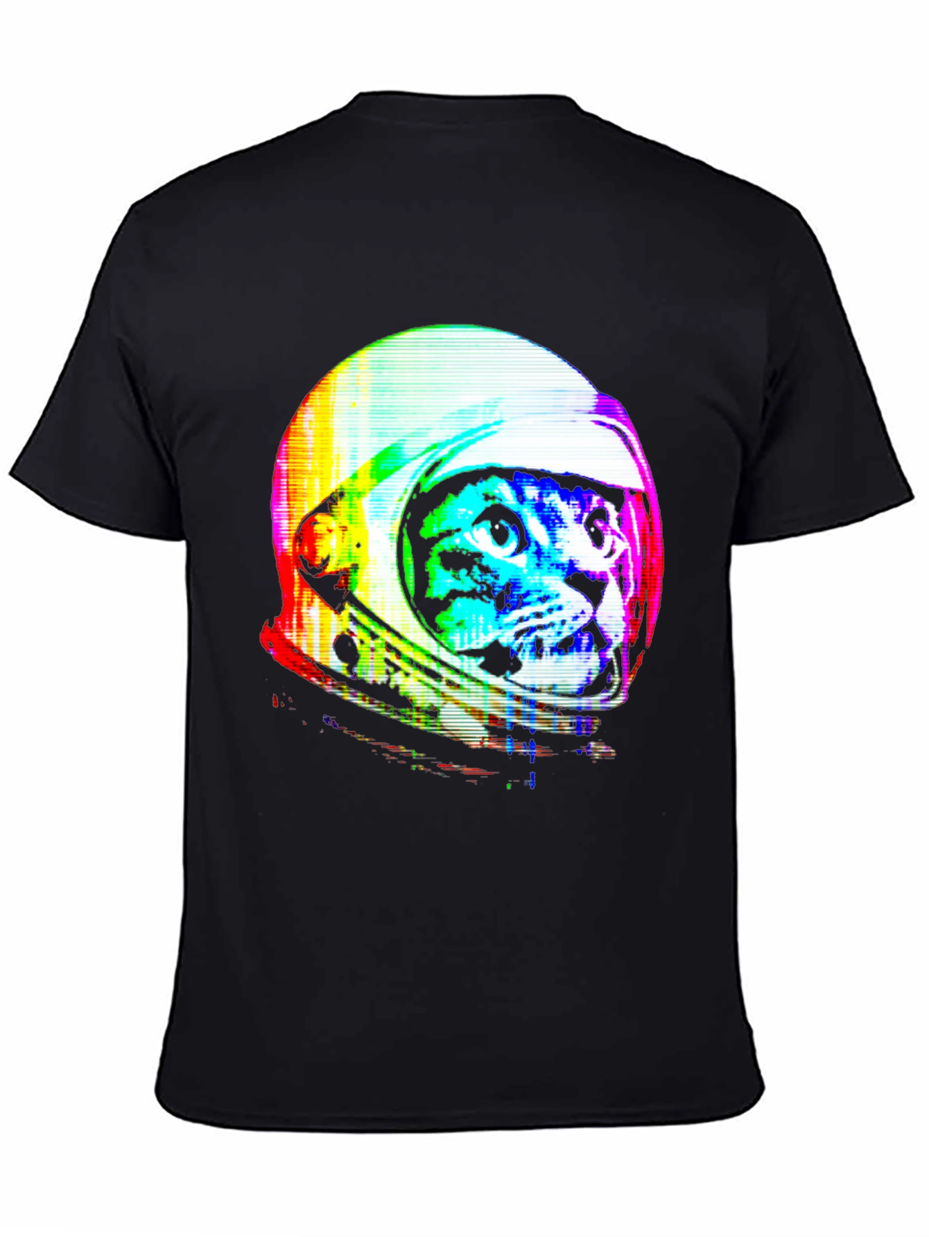 Retro Space Cat T-Shirt - Galaxy Kitten Tee
