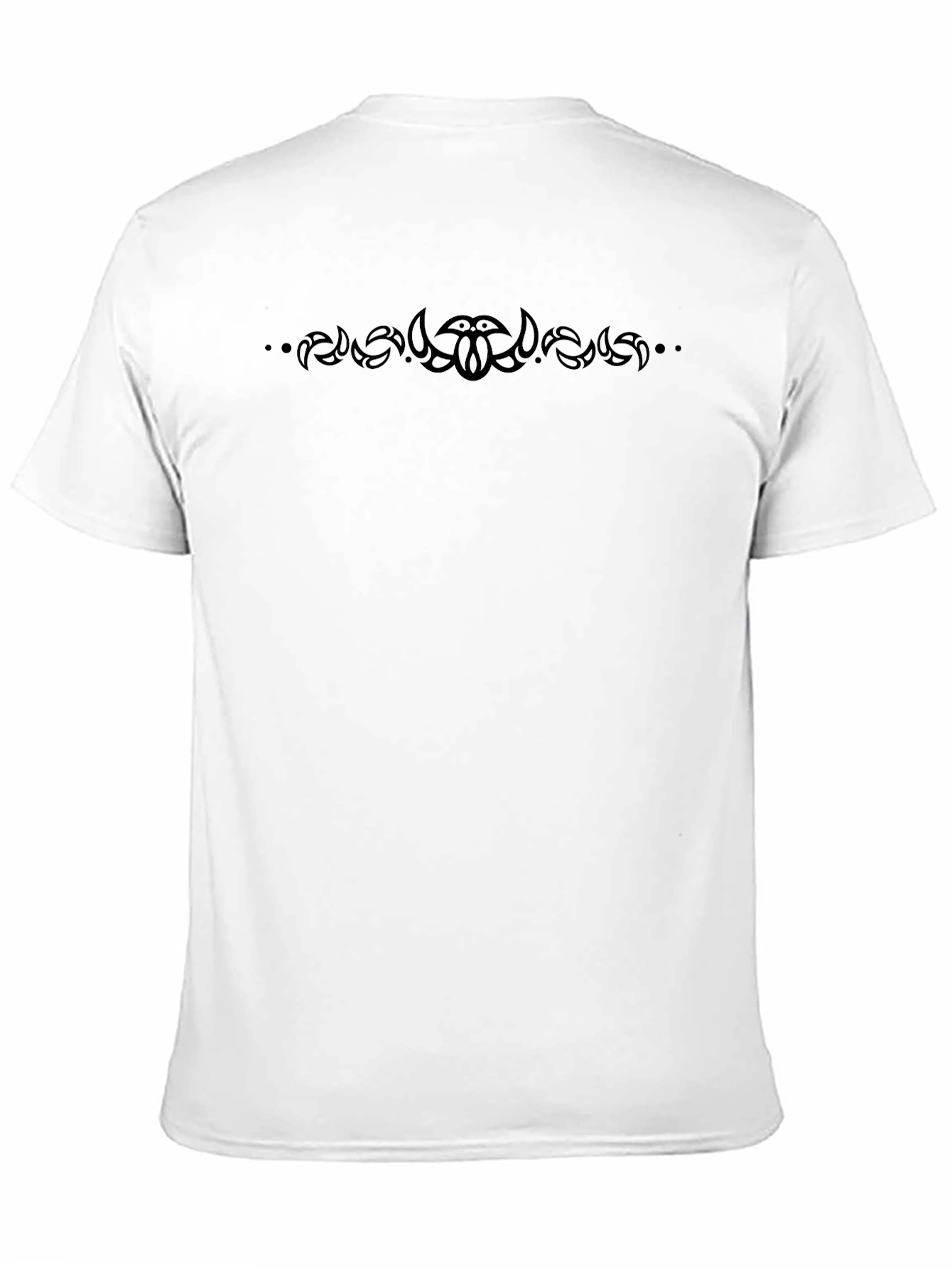 Tribal Design Black T-Shirt - Soft Cotton Blend