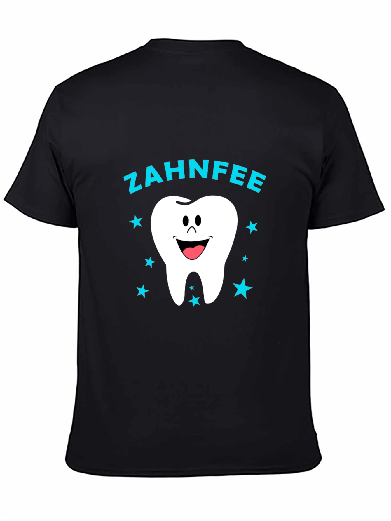 Zahnfee Tooth Fairy Black Graphic T-Shirt