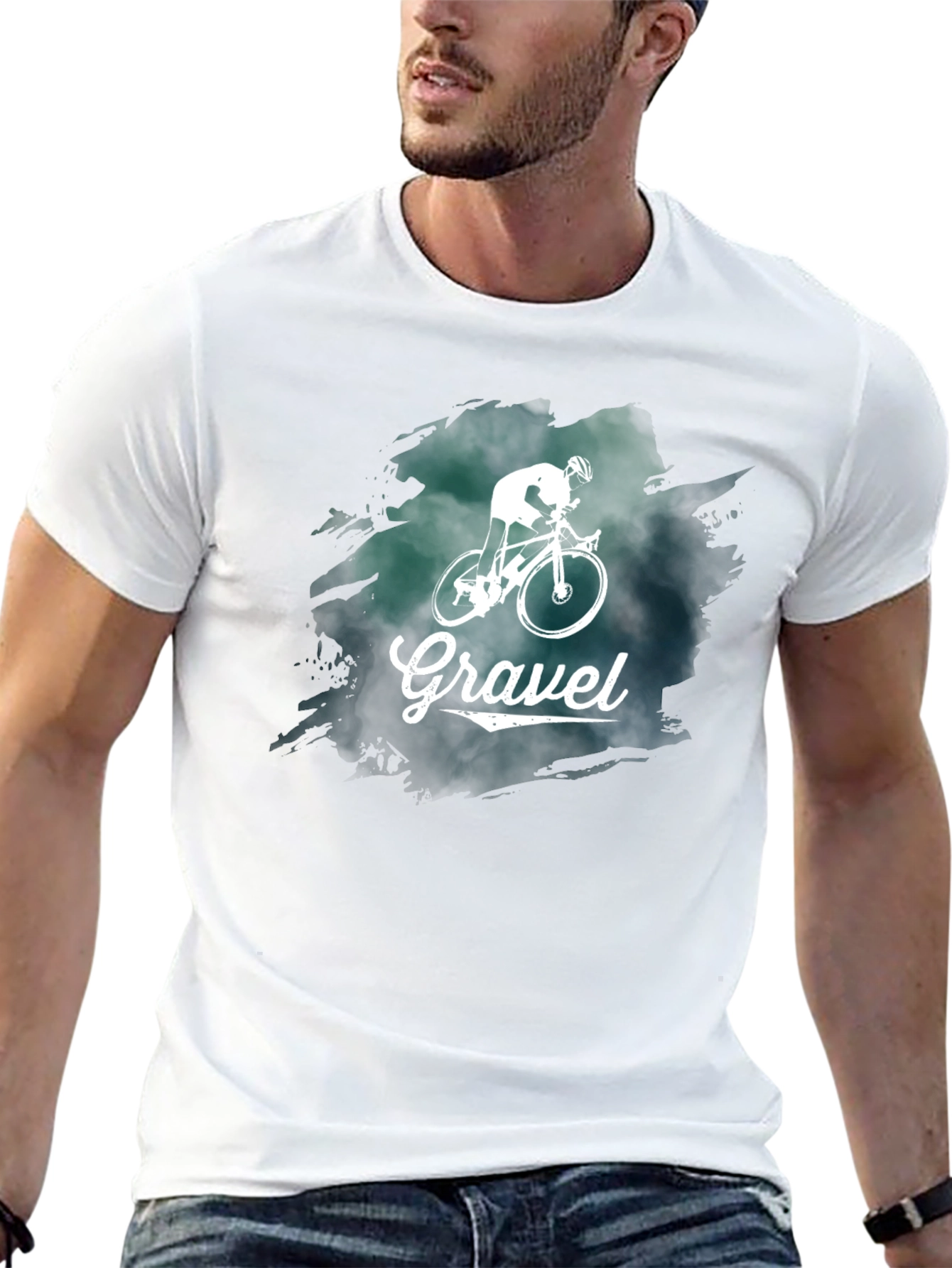 Gravel Cycling T-Shirt - Black