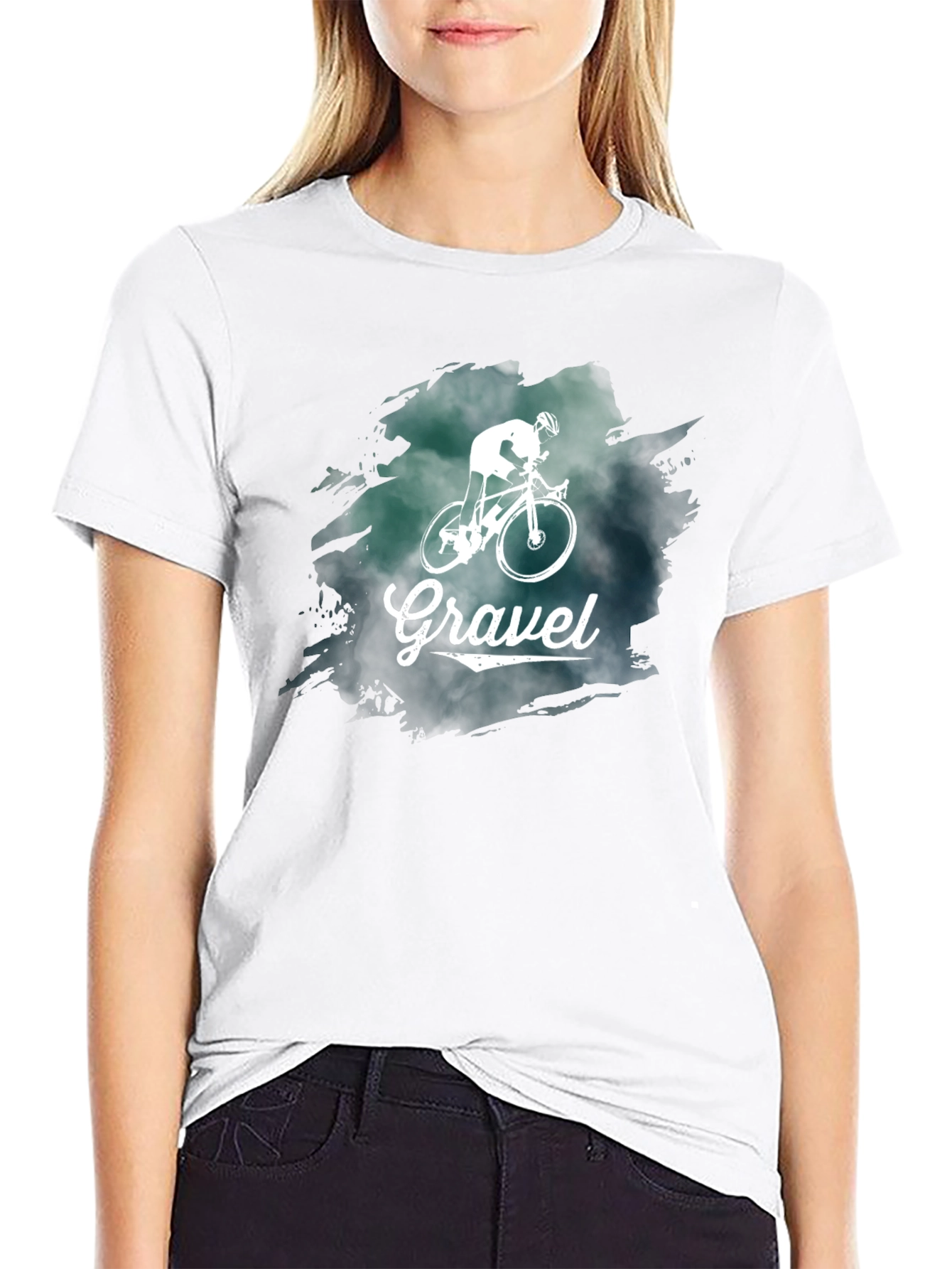 Gravel Cycling T-Shirt - Black