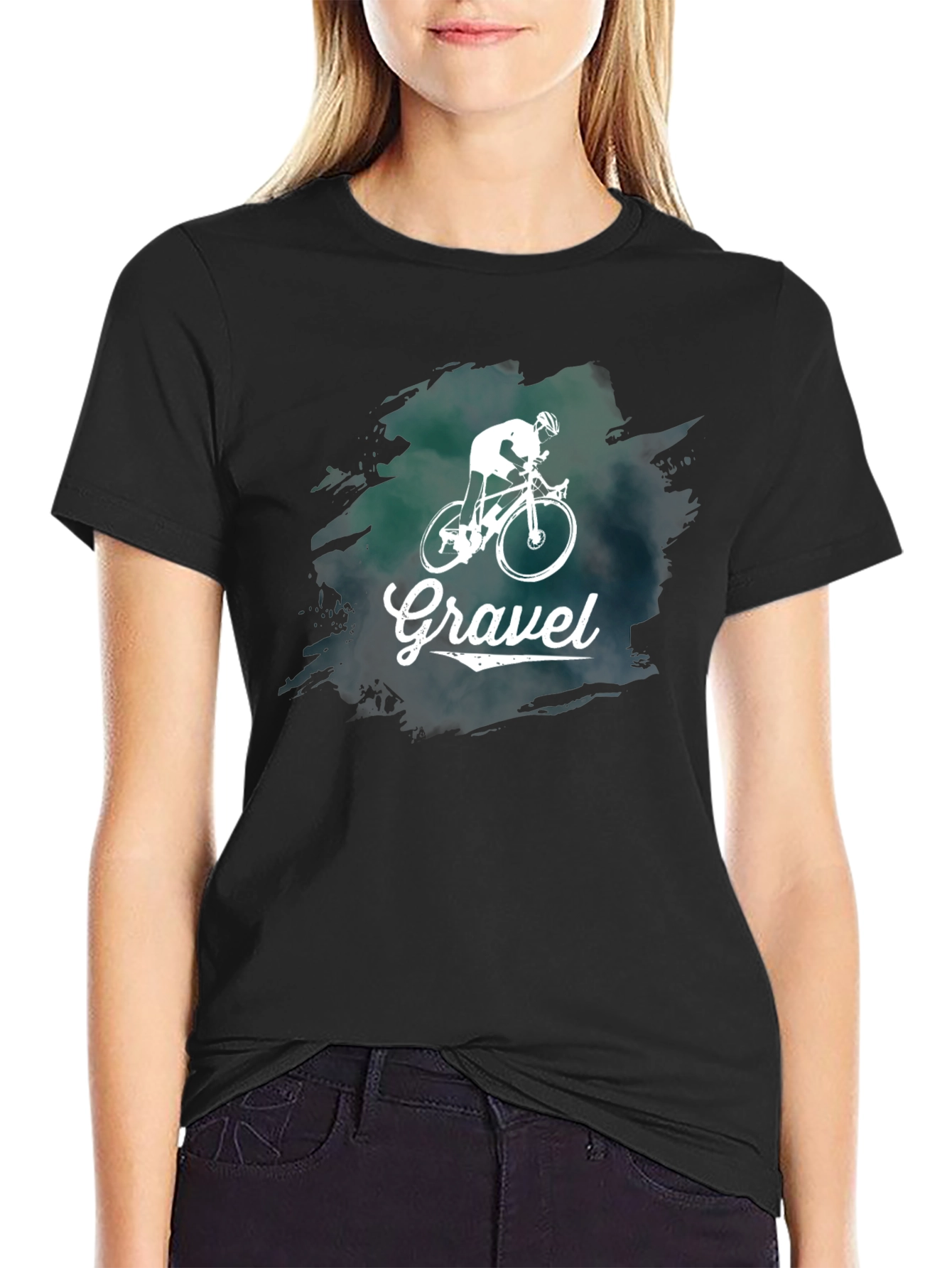 Gravel Cycling T-Shirt - Black