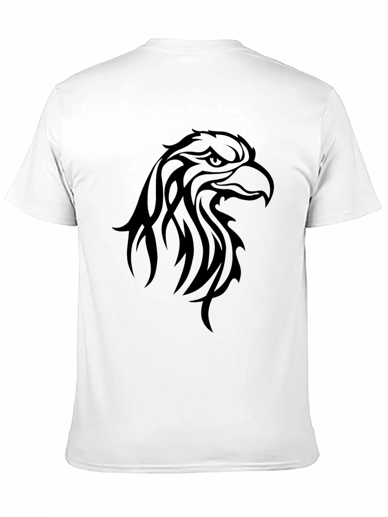 Mens Black Eagle Graphic Tee - Bold Style