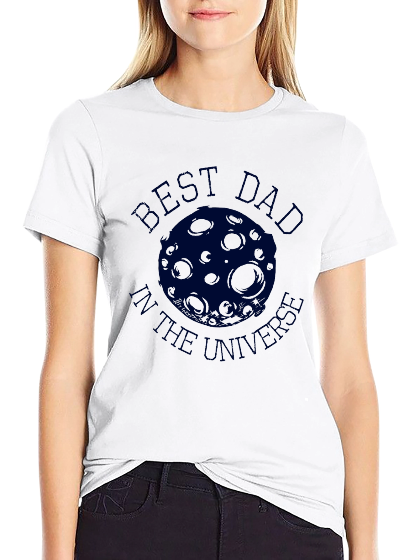 Best Dad in the Universe T-Shirt - Black