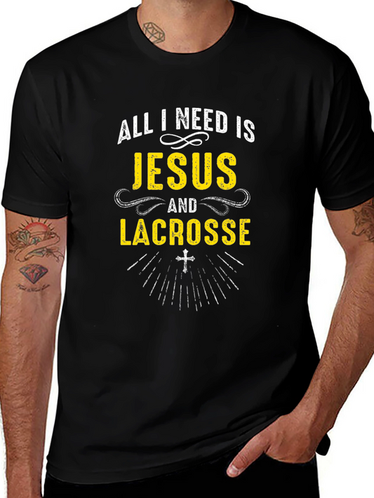 Jesus and Lacrosse T-Shirt