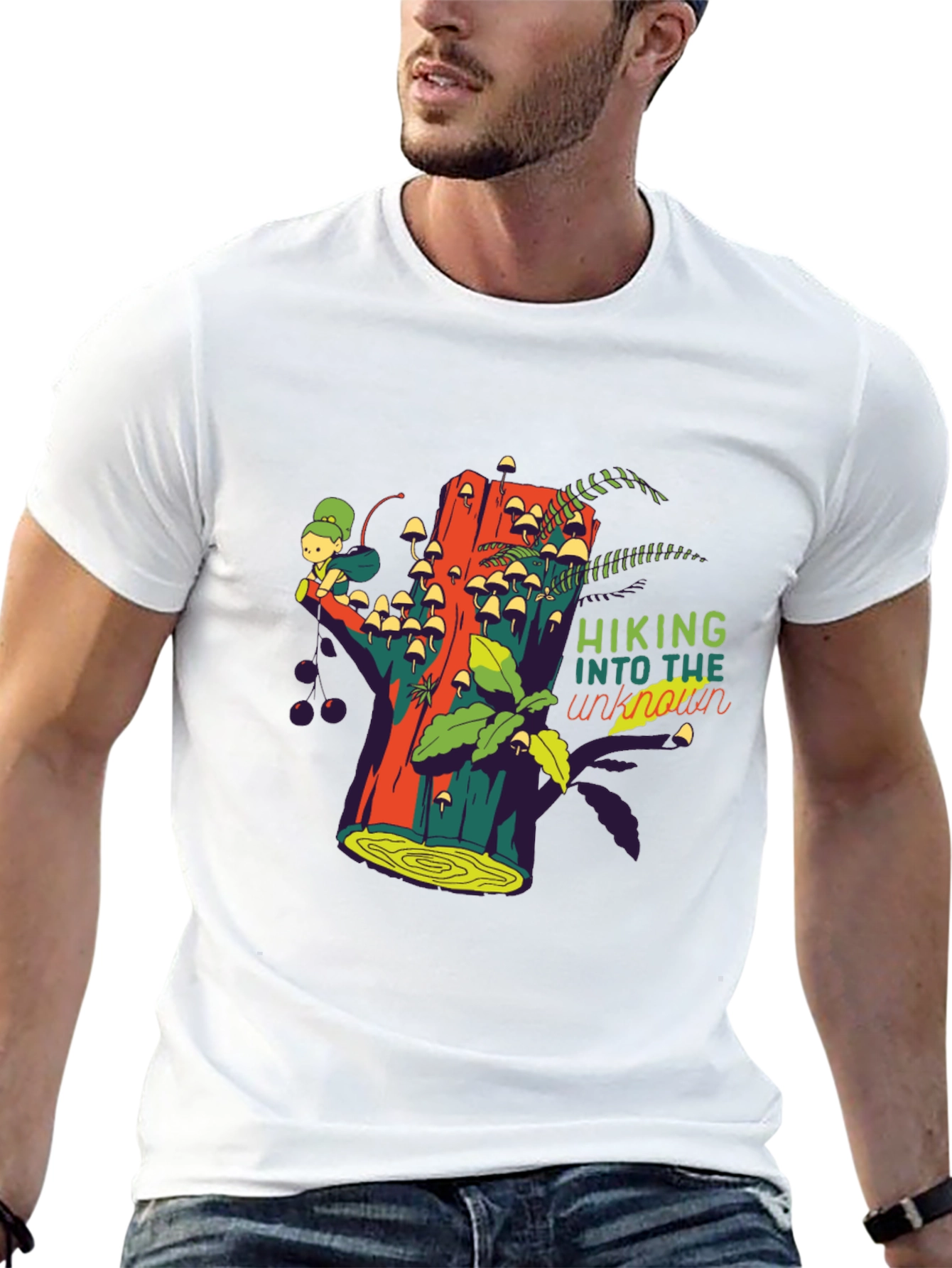 Hiking Into The Unknown Graphic Tee