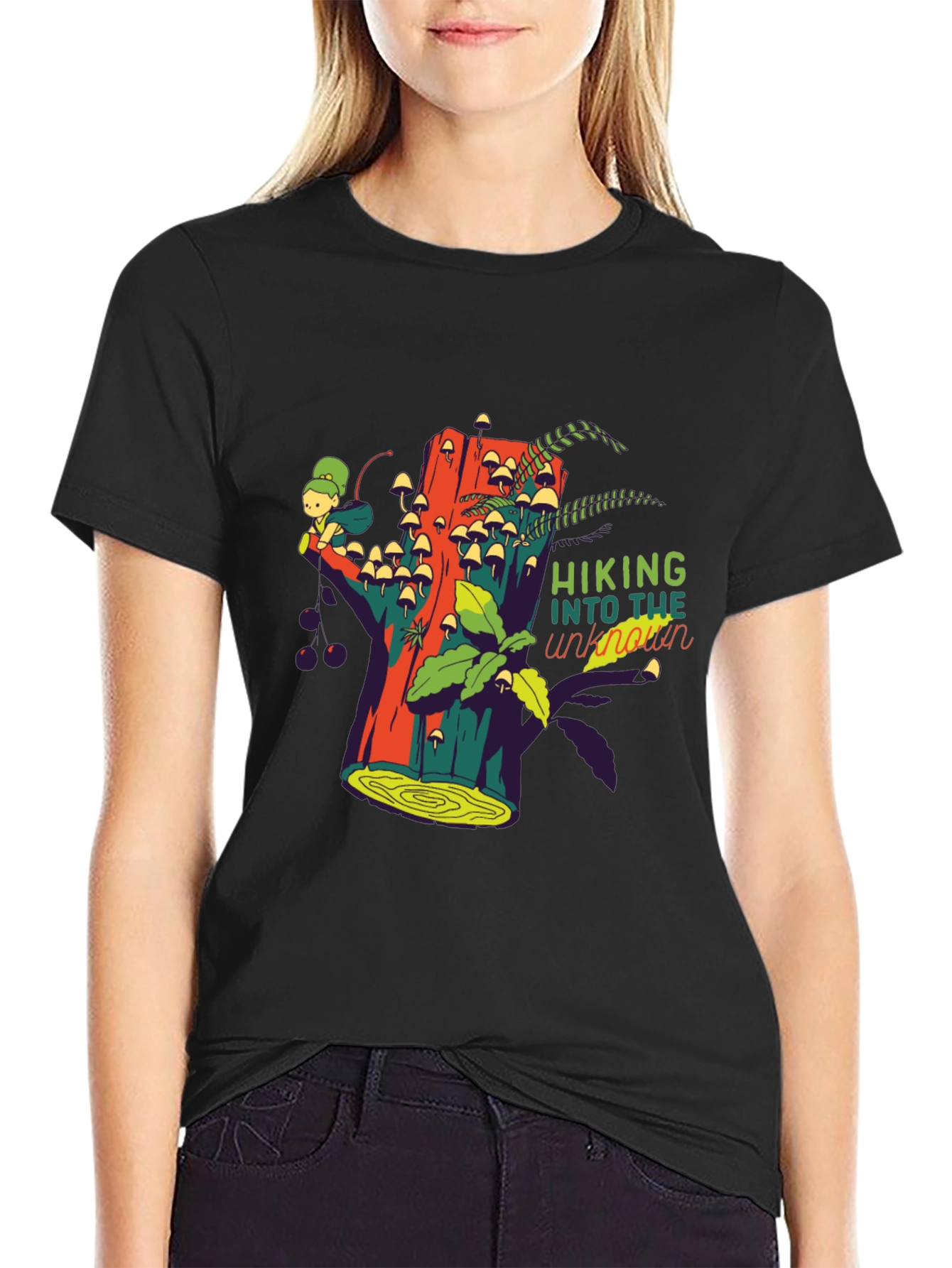 Hiking Into The Unknown Graphic Tee