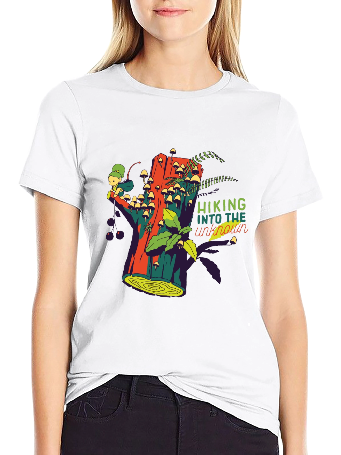 Hiking Into The Unknown Graphic Tee