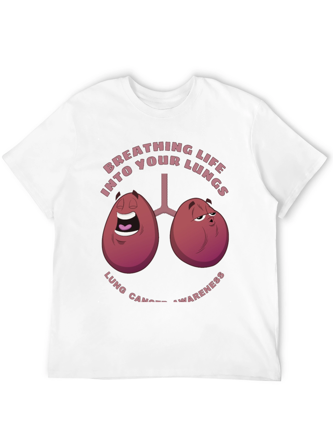 Breathing Life T-Shirt Lung Cancer Awareness Tee