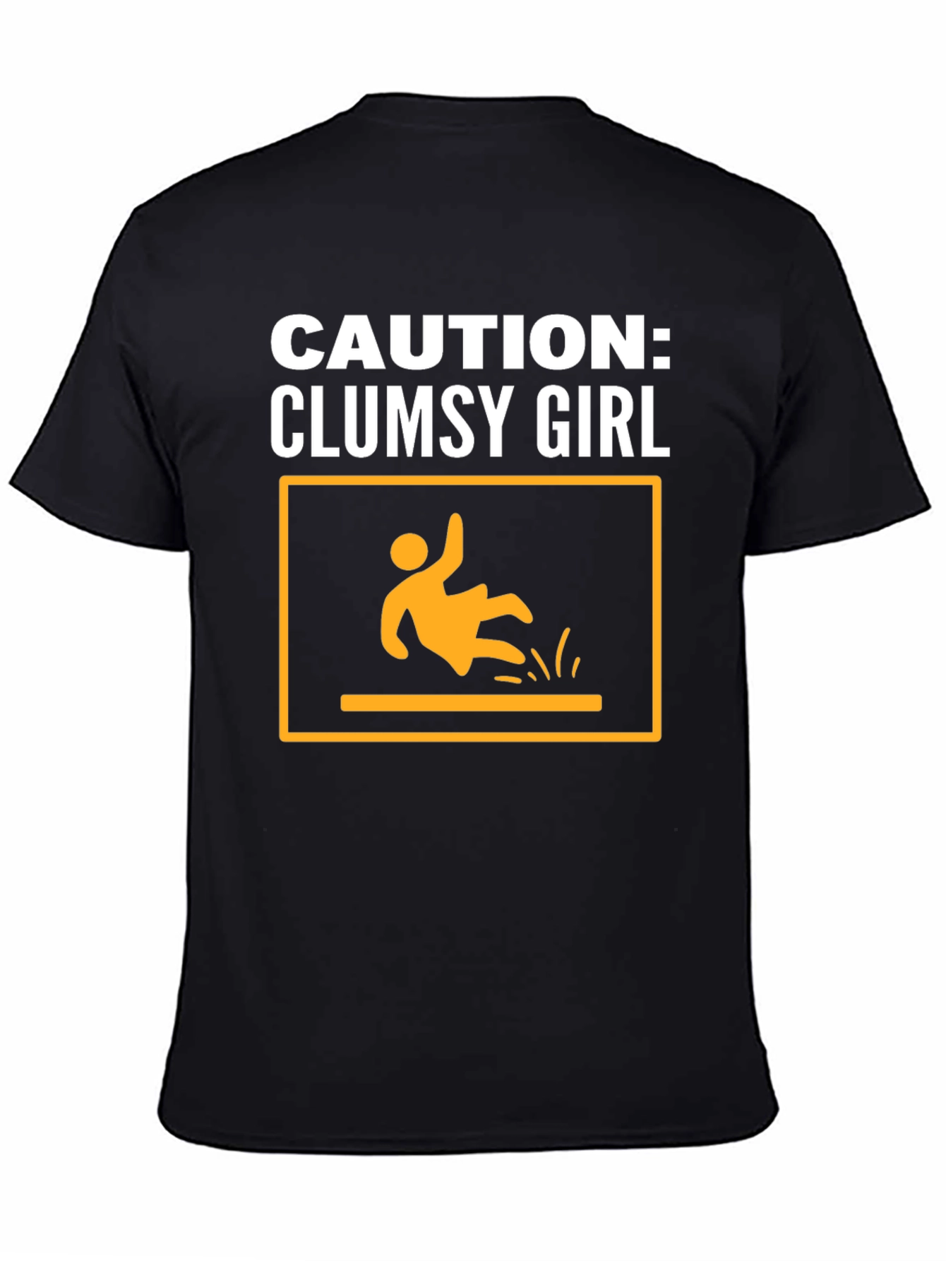 Caution: Clumsy Girl Graphic Tee - Unisex