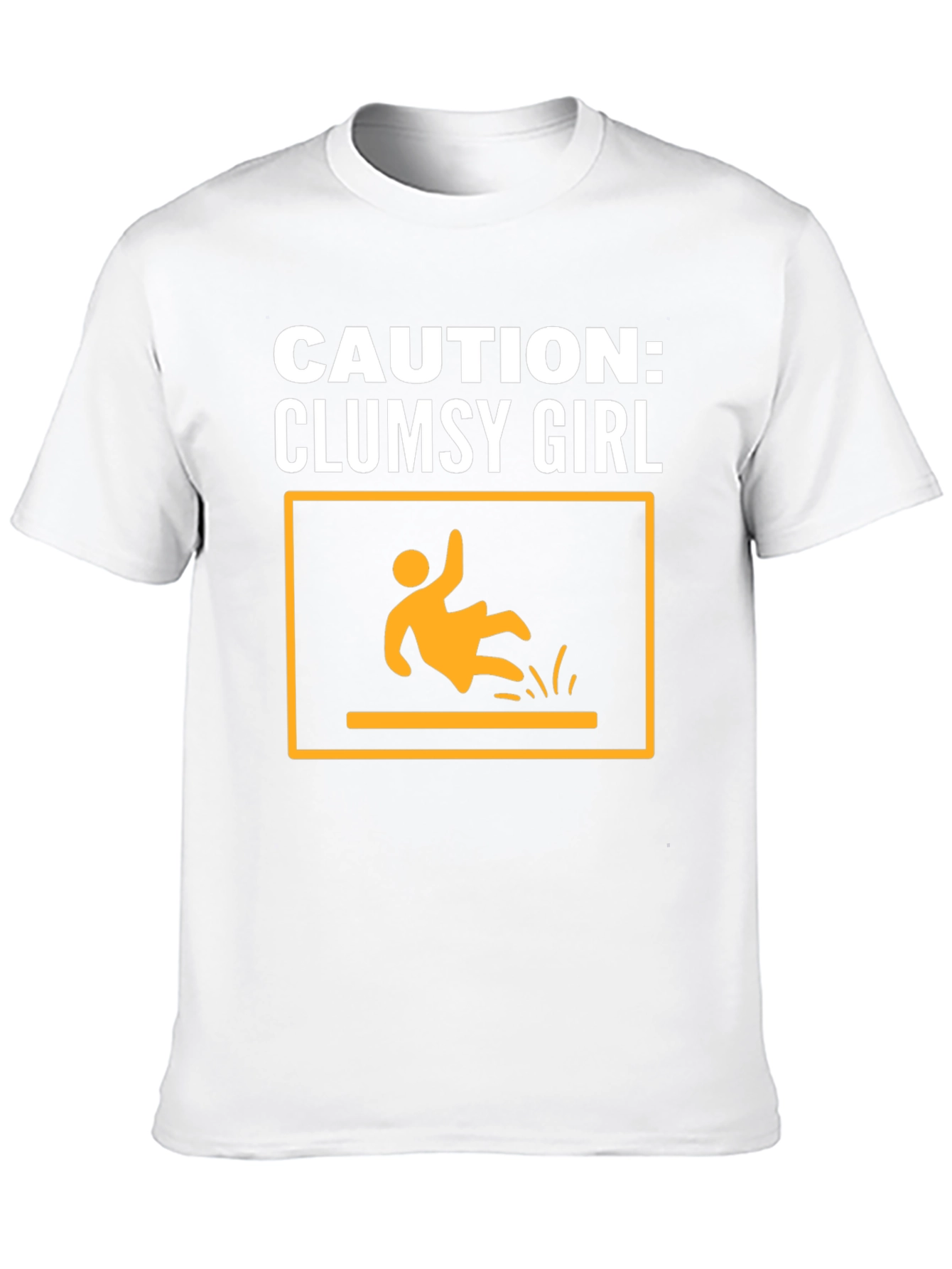 Caution: Clumsy Girl Graphic Tee - Unisex