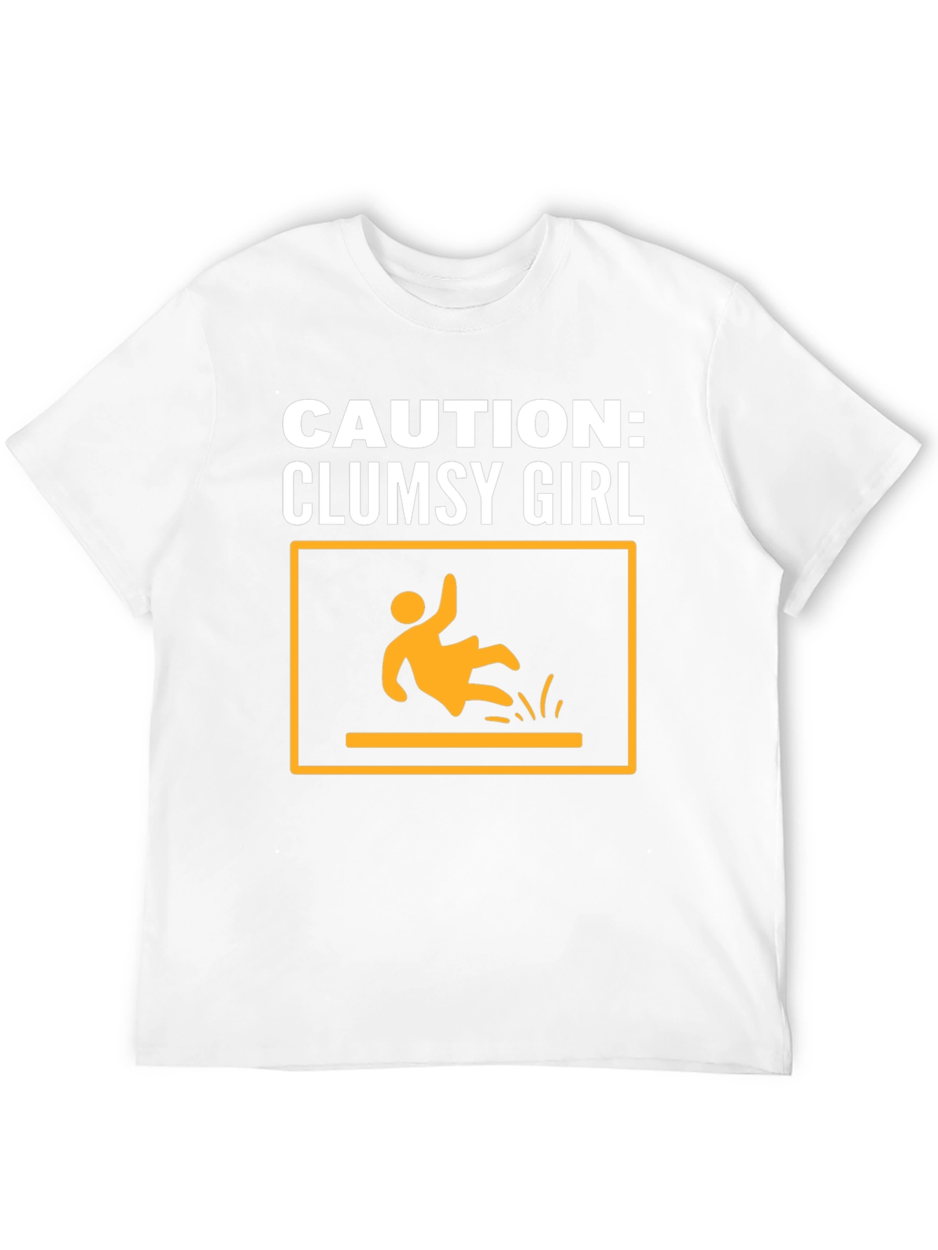 Caution: Clumsy Girl Graphic Tee - Unisex