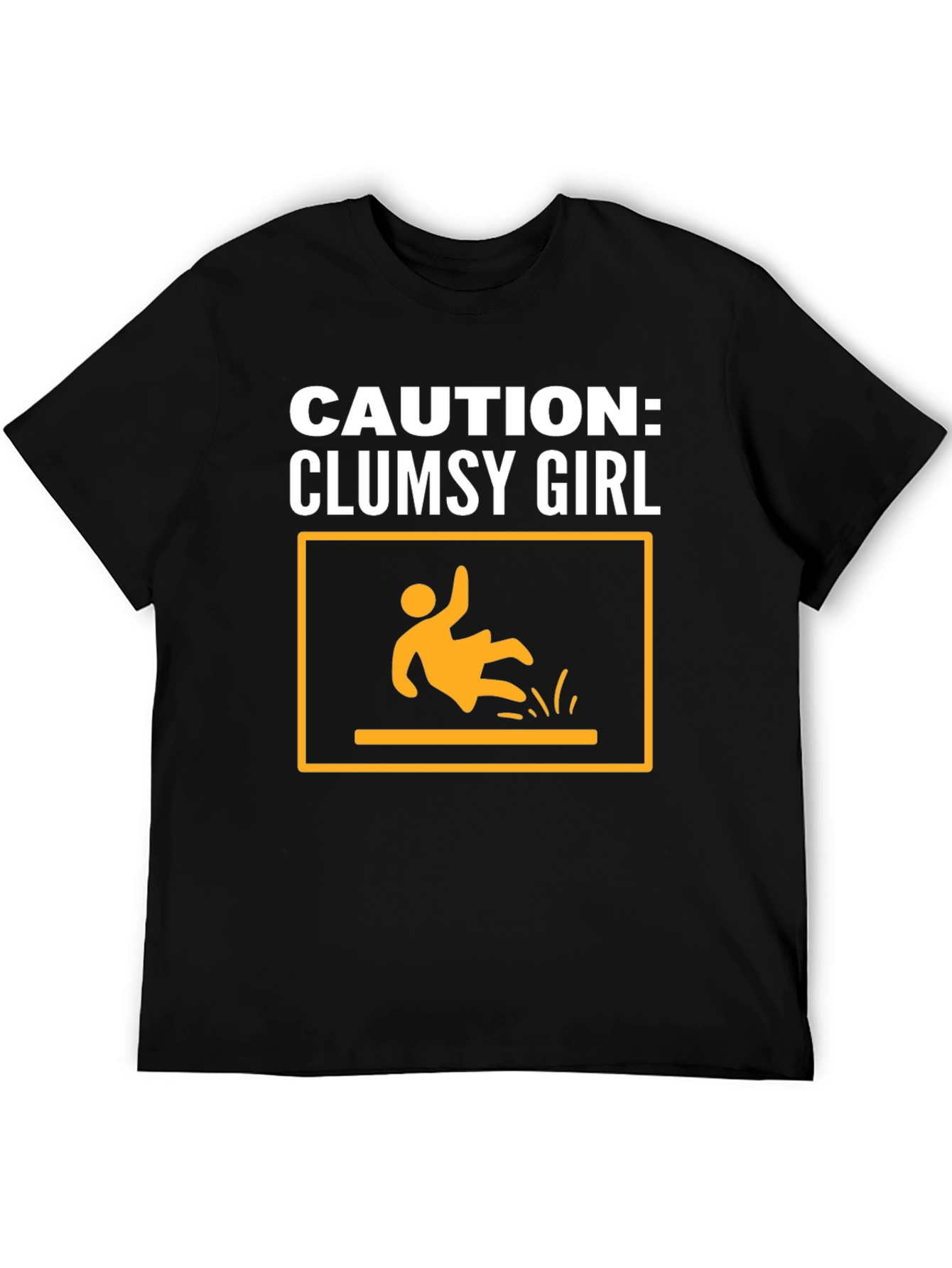 Caution: Clumsy Girl Graphic Tee - Unisex