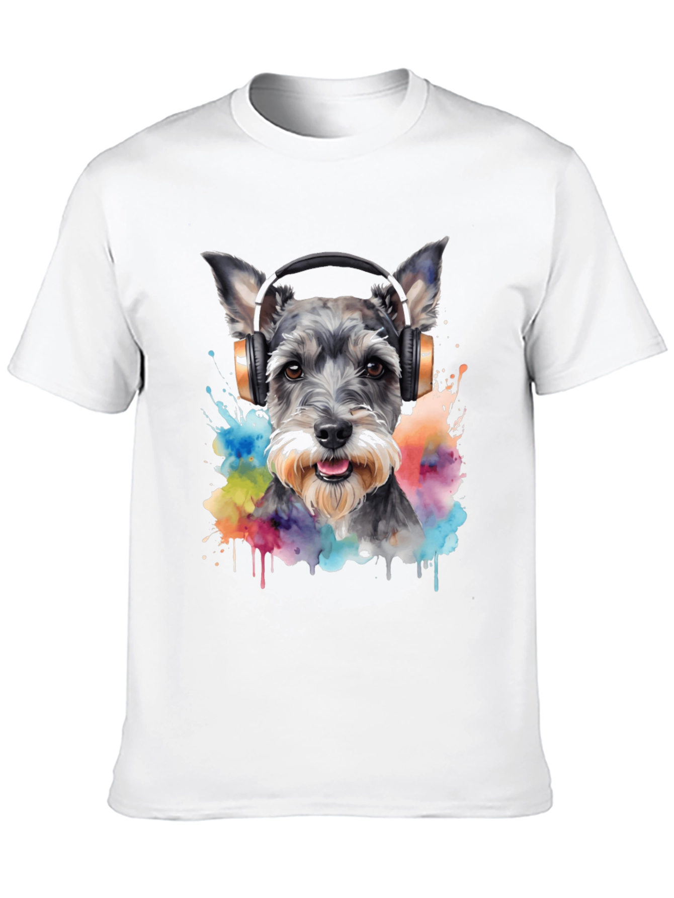 Cool Dog Graphic Tee - DJ Schnauzer