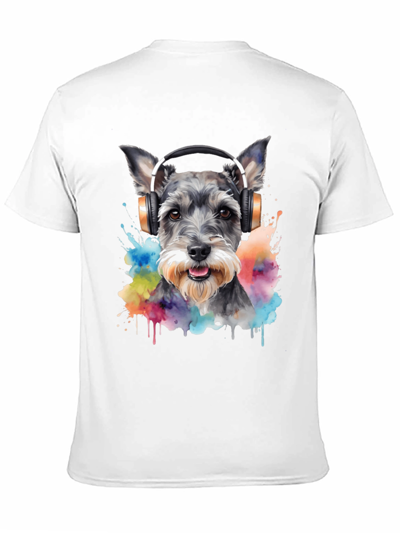 Cool Dog Graphic Tee - DJ Schnauzer
