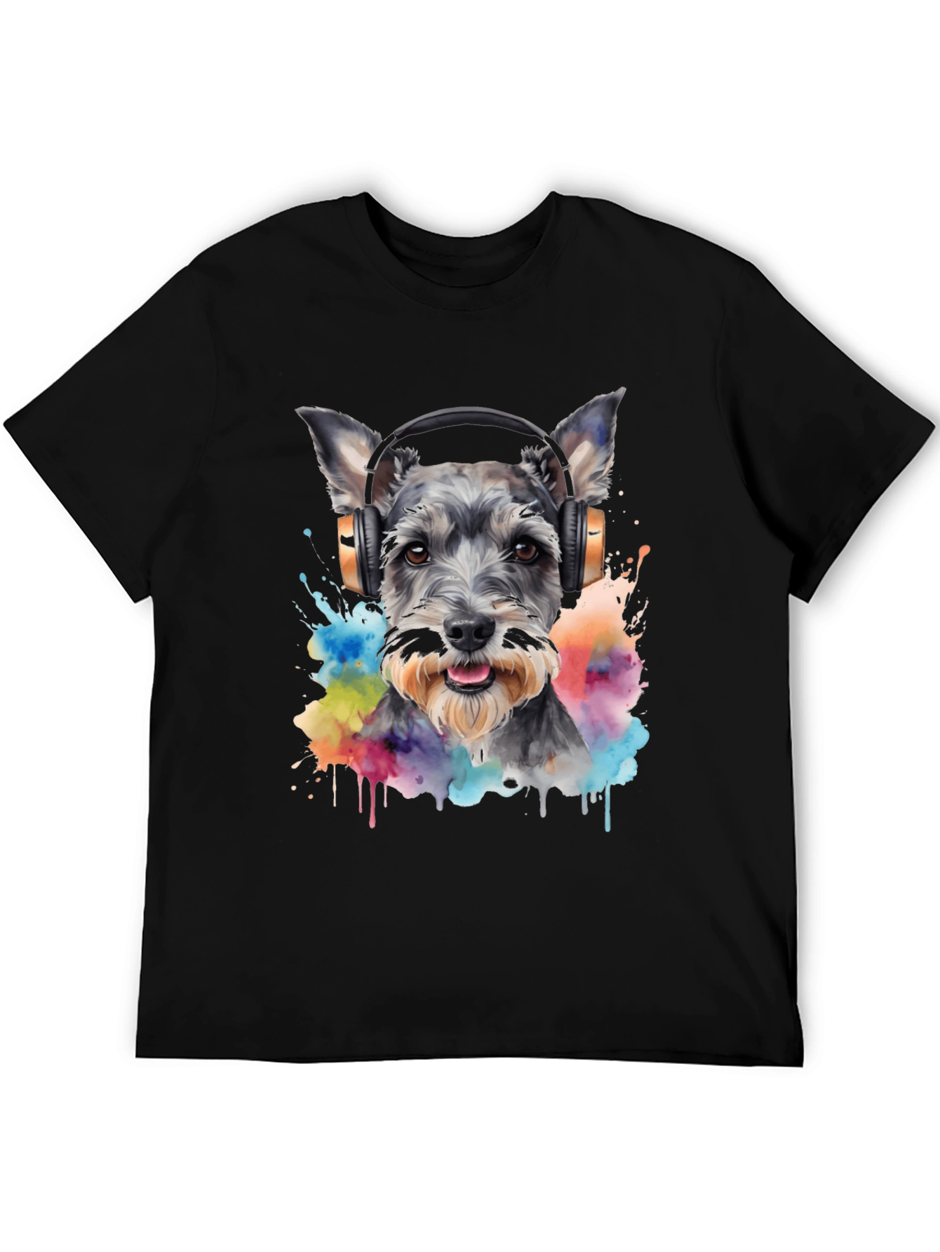 Cool Dog Graphic Tee - DJ Schnauzer